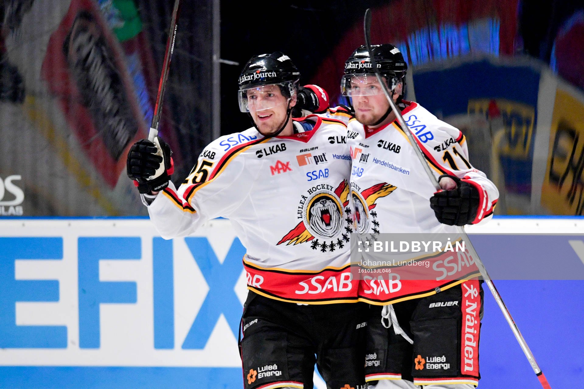 Luleås Petter Emanuelsson jublar