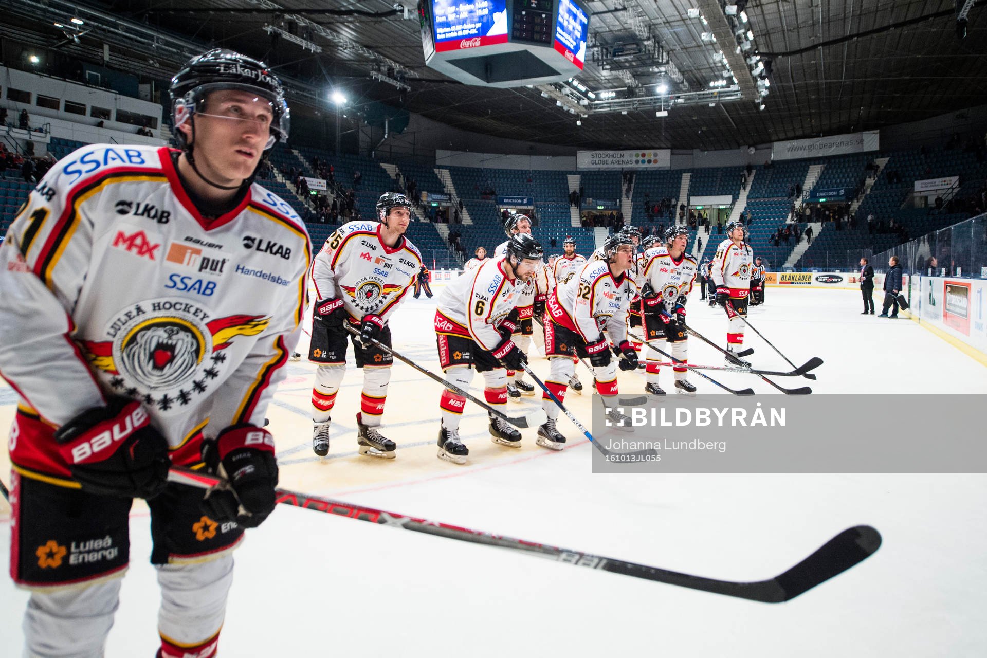 Luleås spelare jublar