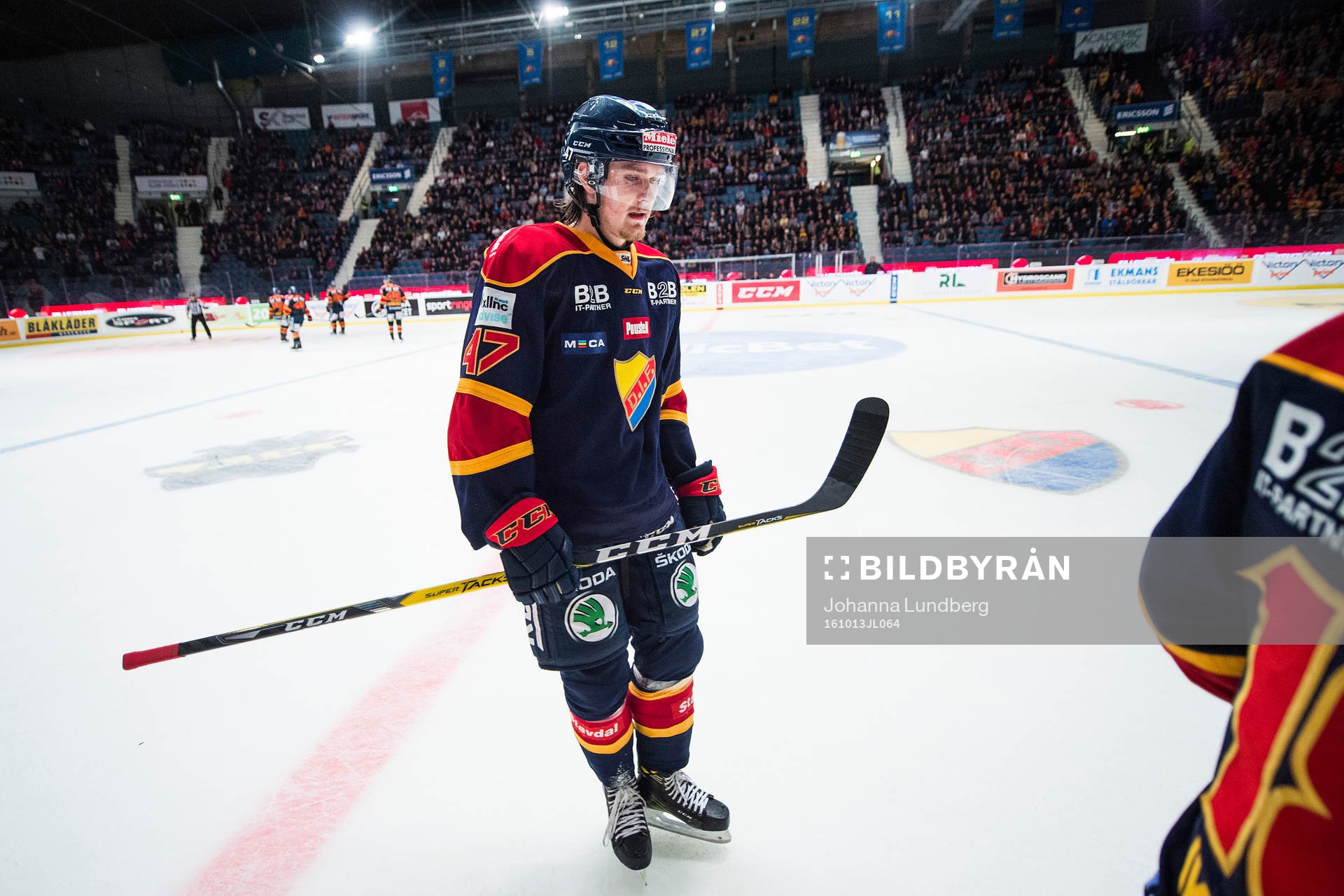 Djurgårdens Linus Johansson deppar