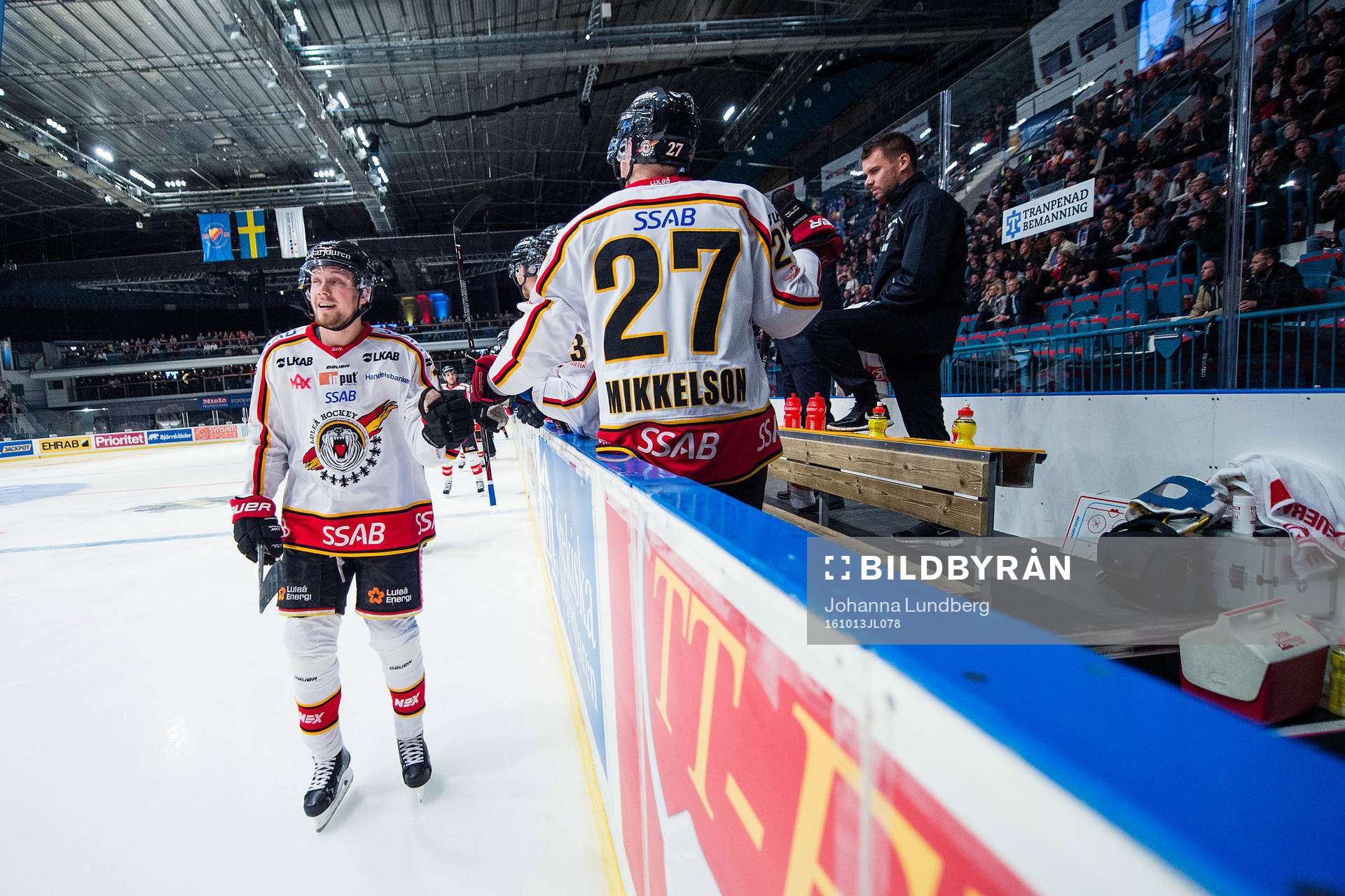 Luleås Petter Emanuelsson jublar