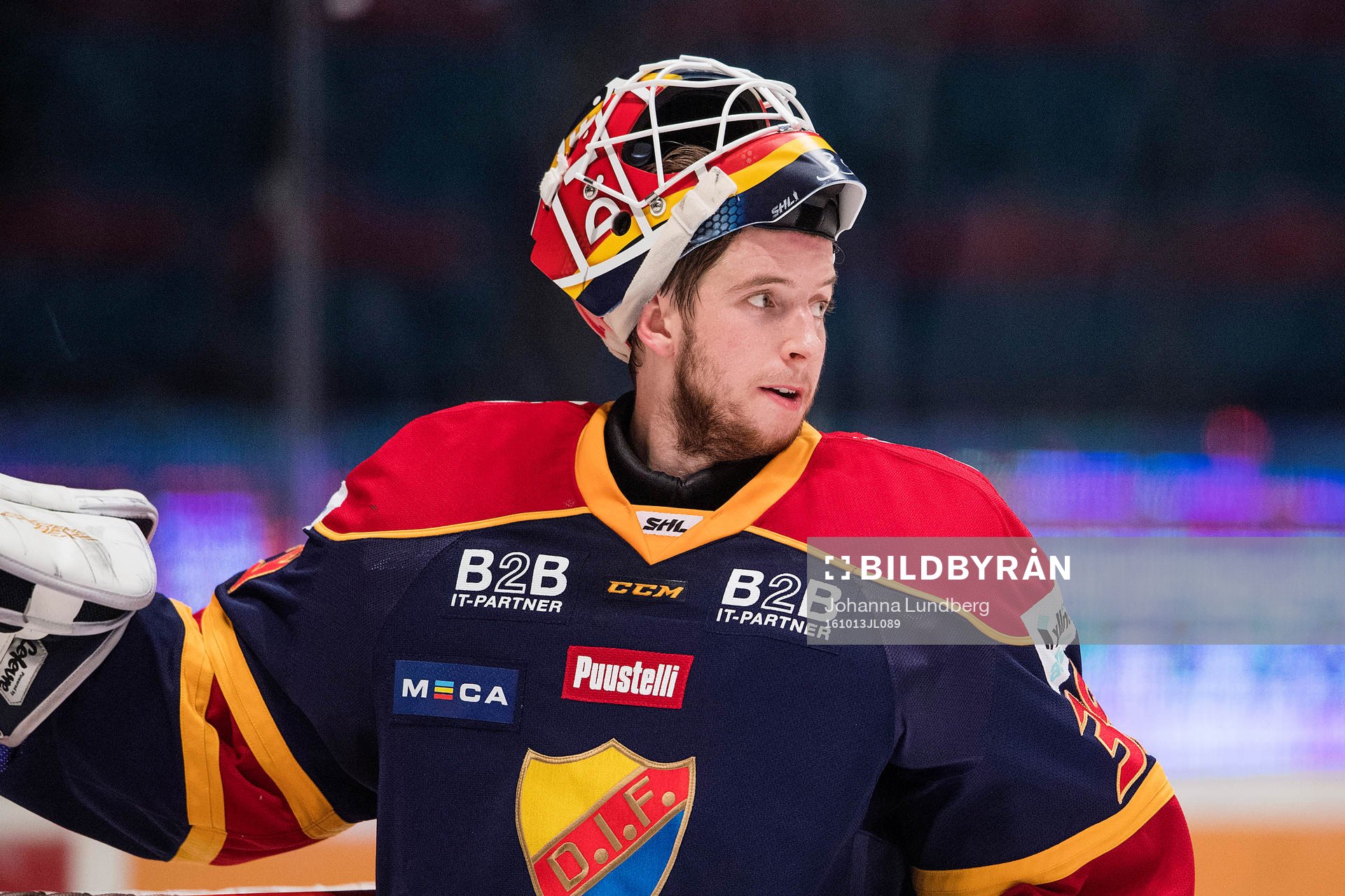 Djurgårdens målvakt Adam Reideborn