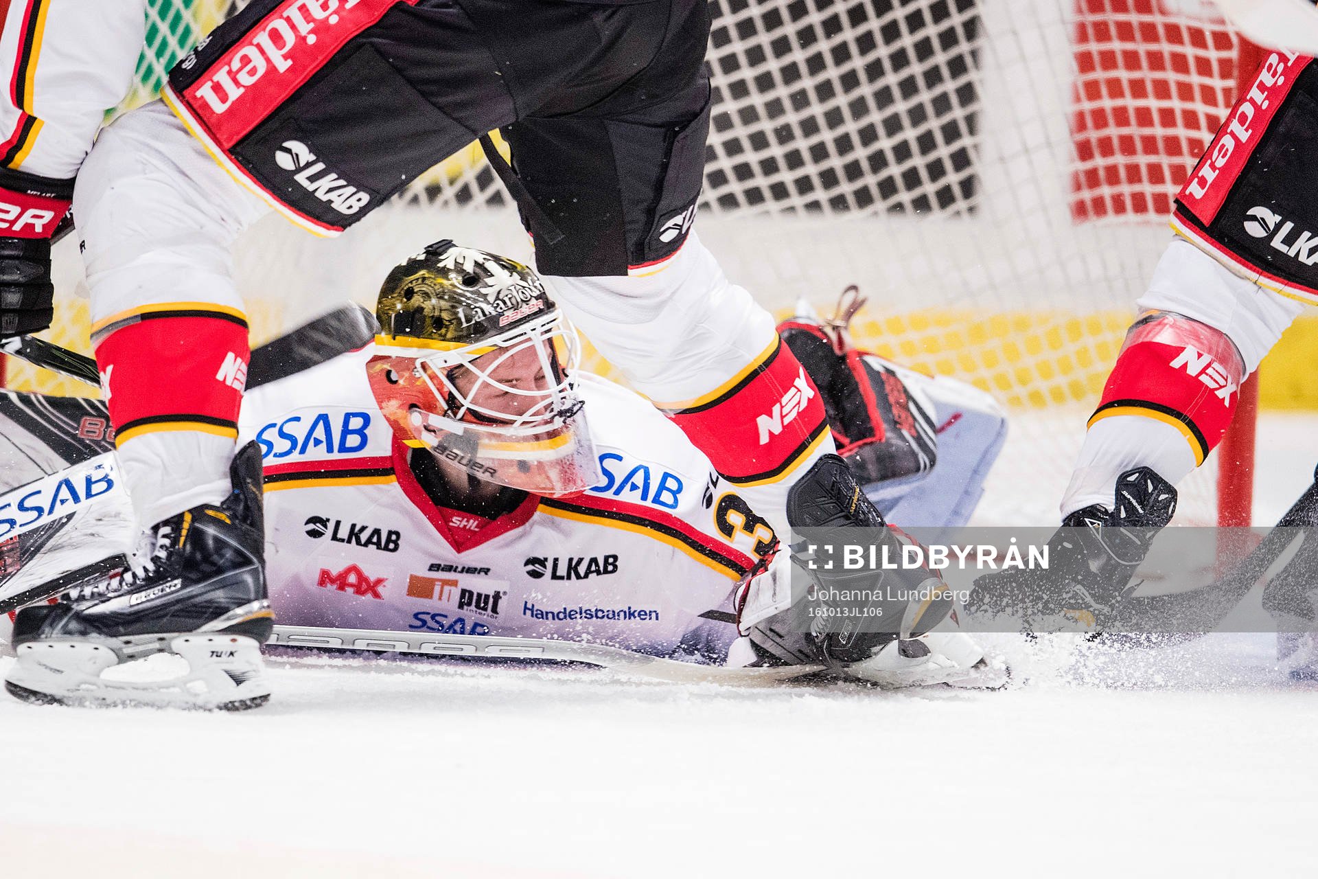 Luleås målvakt målvakt Joel Lassinatti