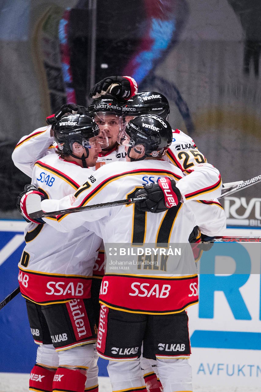 Luleås spelare jublar