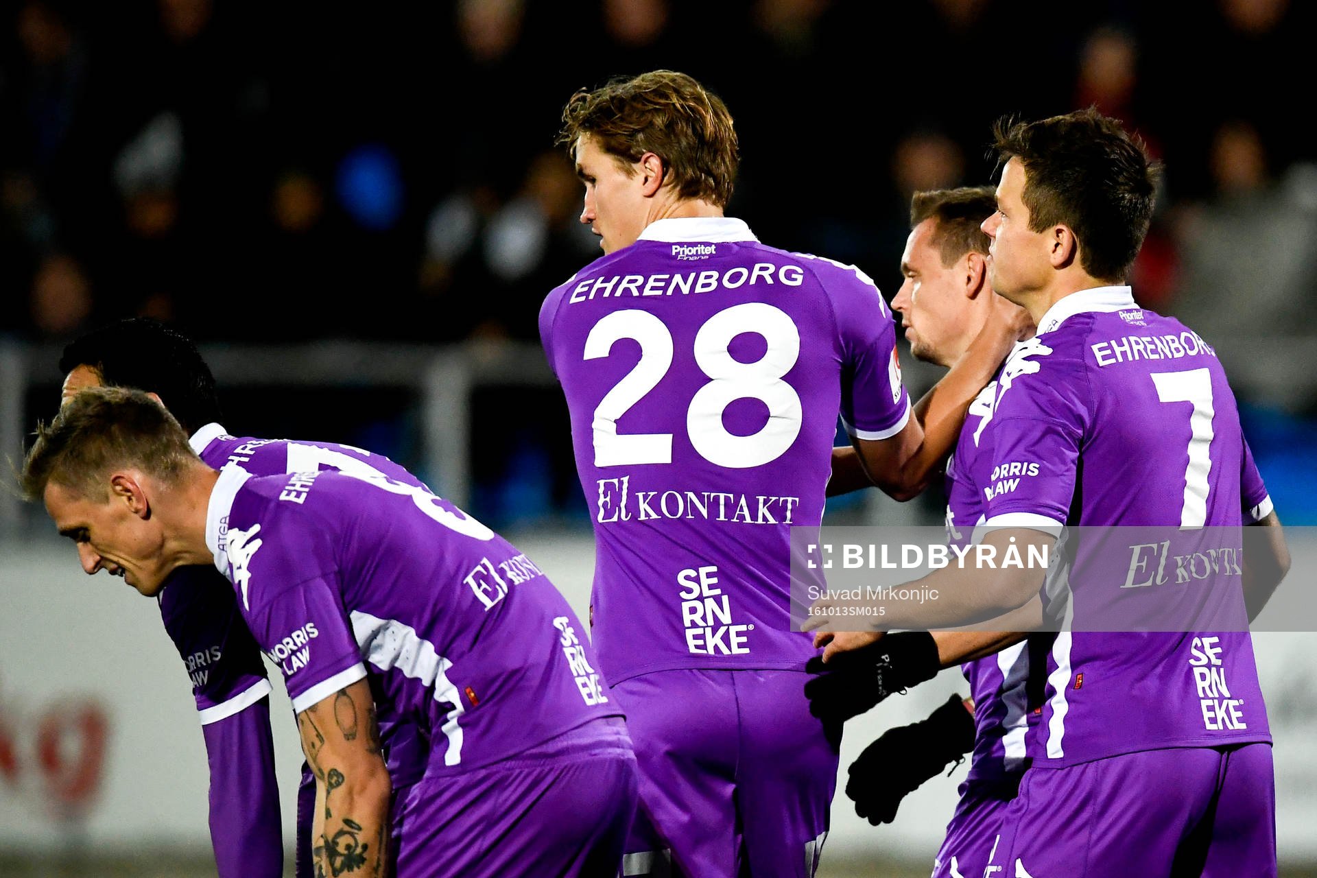 IFK Göteborgs Sören Rieks jublar med lagkamraterna