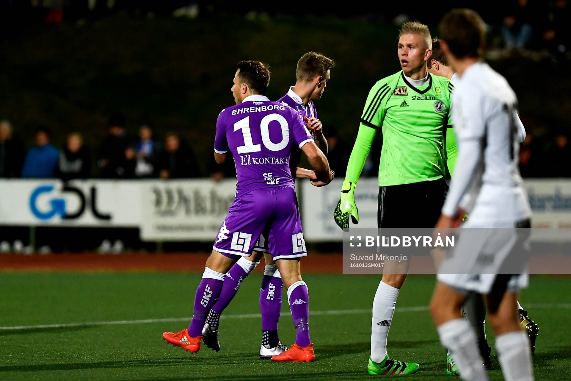 IFK Göteborgs Sören Rieks och Tobias Hysén jublar