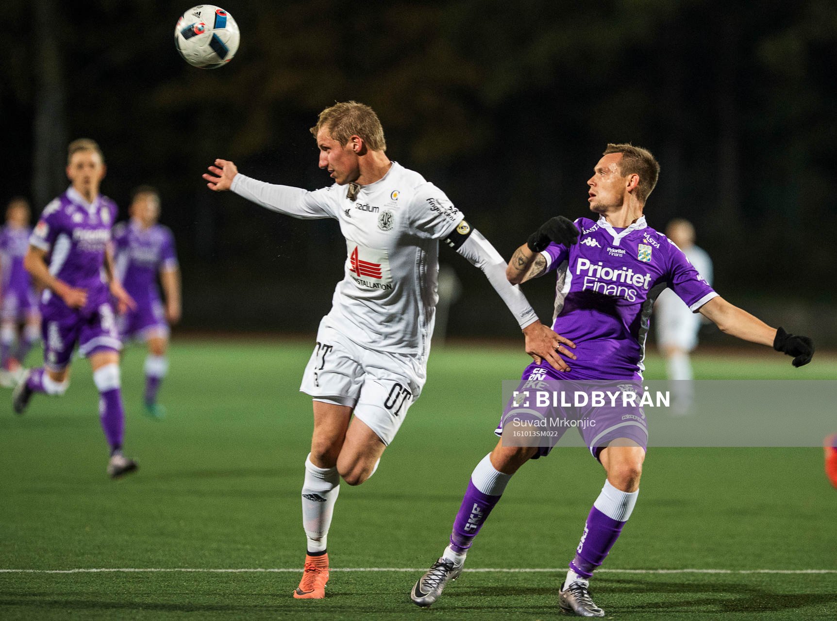 Oskarshamns Eric Persson och IFK Göteborgs Jakob Ankersen