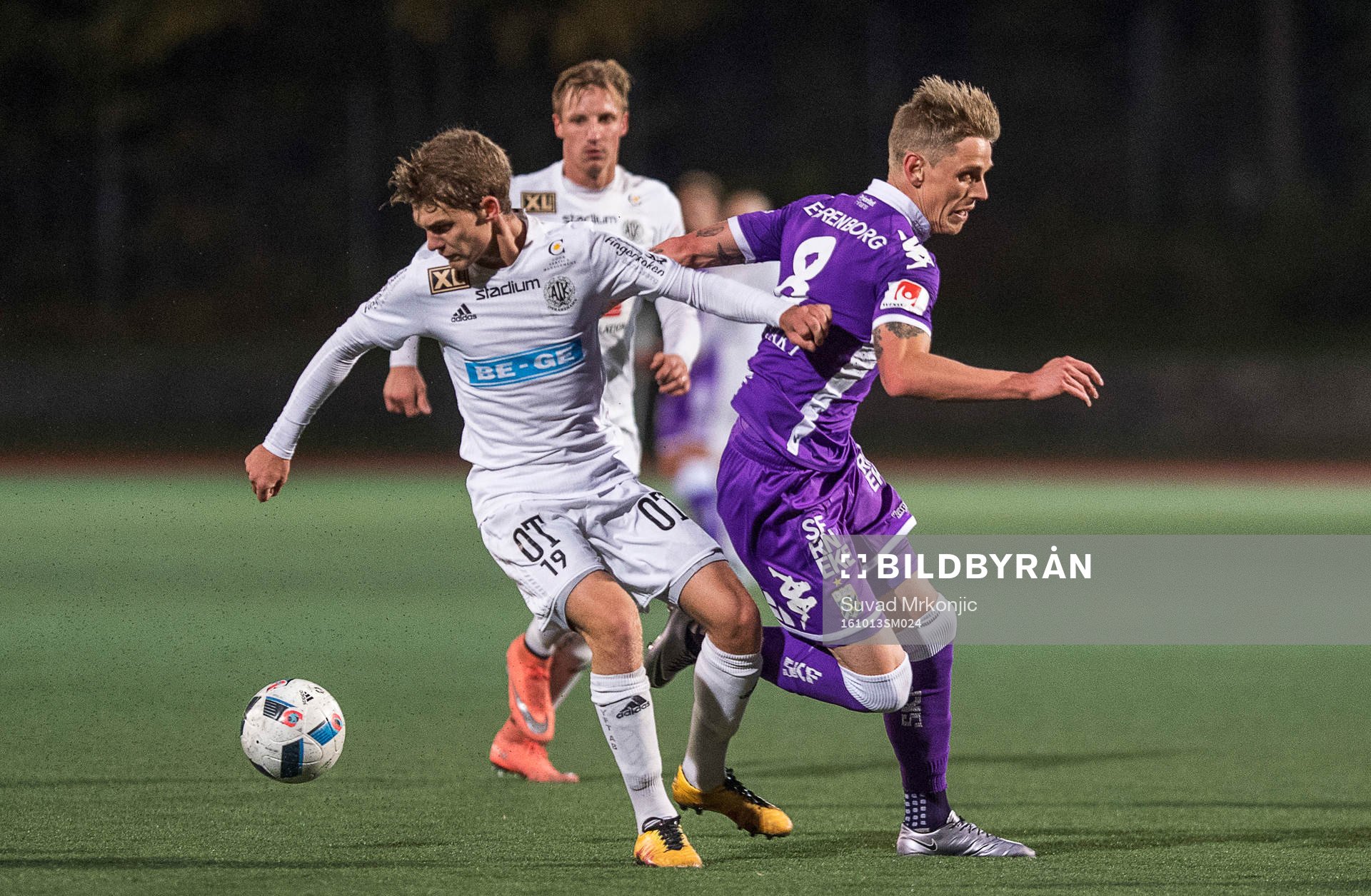 Oskarshamns Martin Karlsson och IFK Göteborgs Sören Rieks