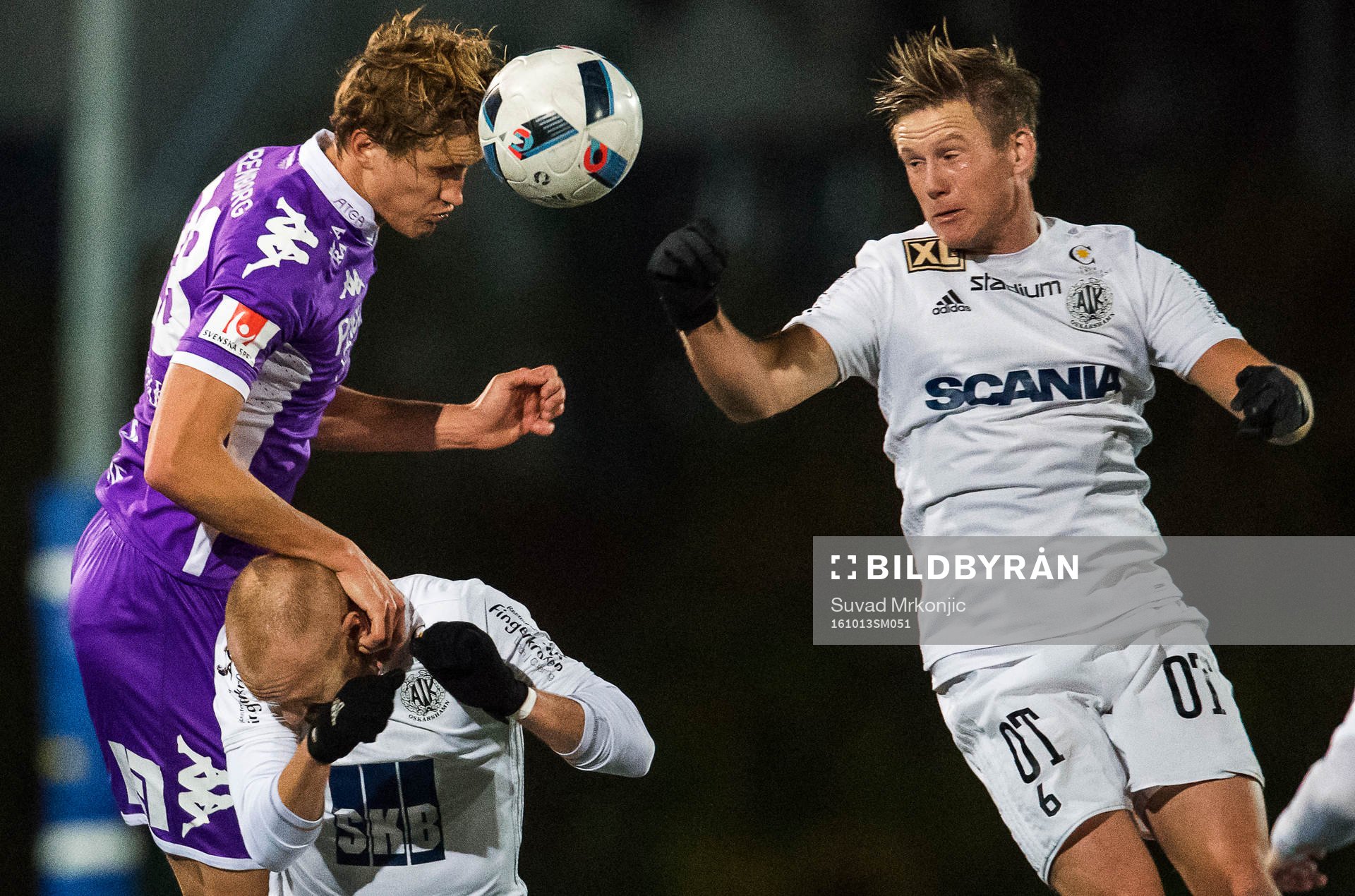 IFK Göteborgs Thomas Rogne  samt Oskarshamns Jochen Graf