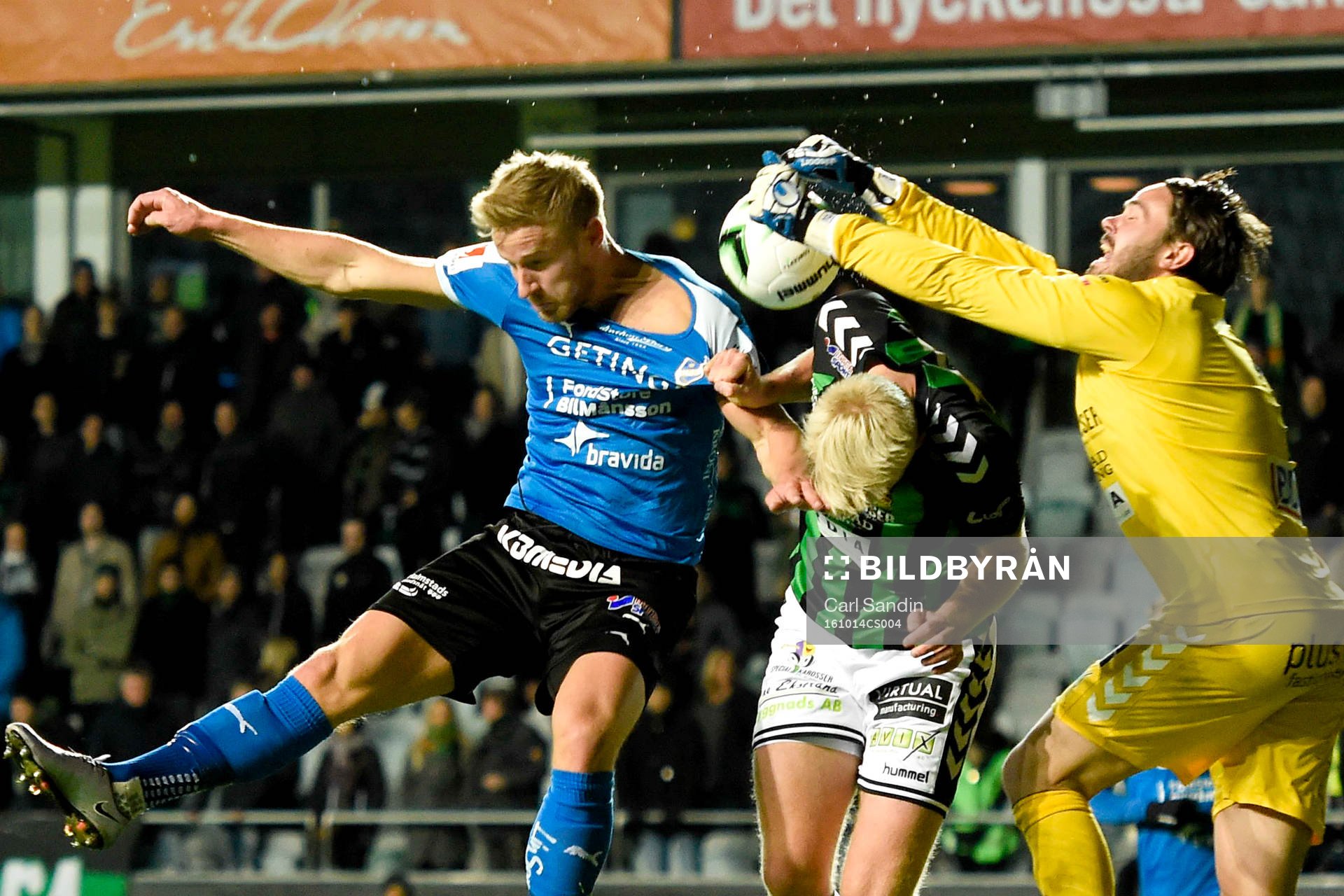 Halmstads Alexander Ruud Tveter och GAIS Carl Nyström och
