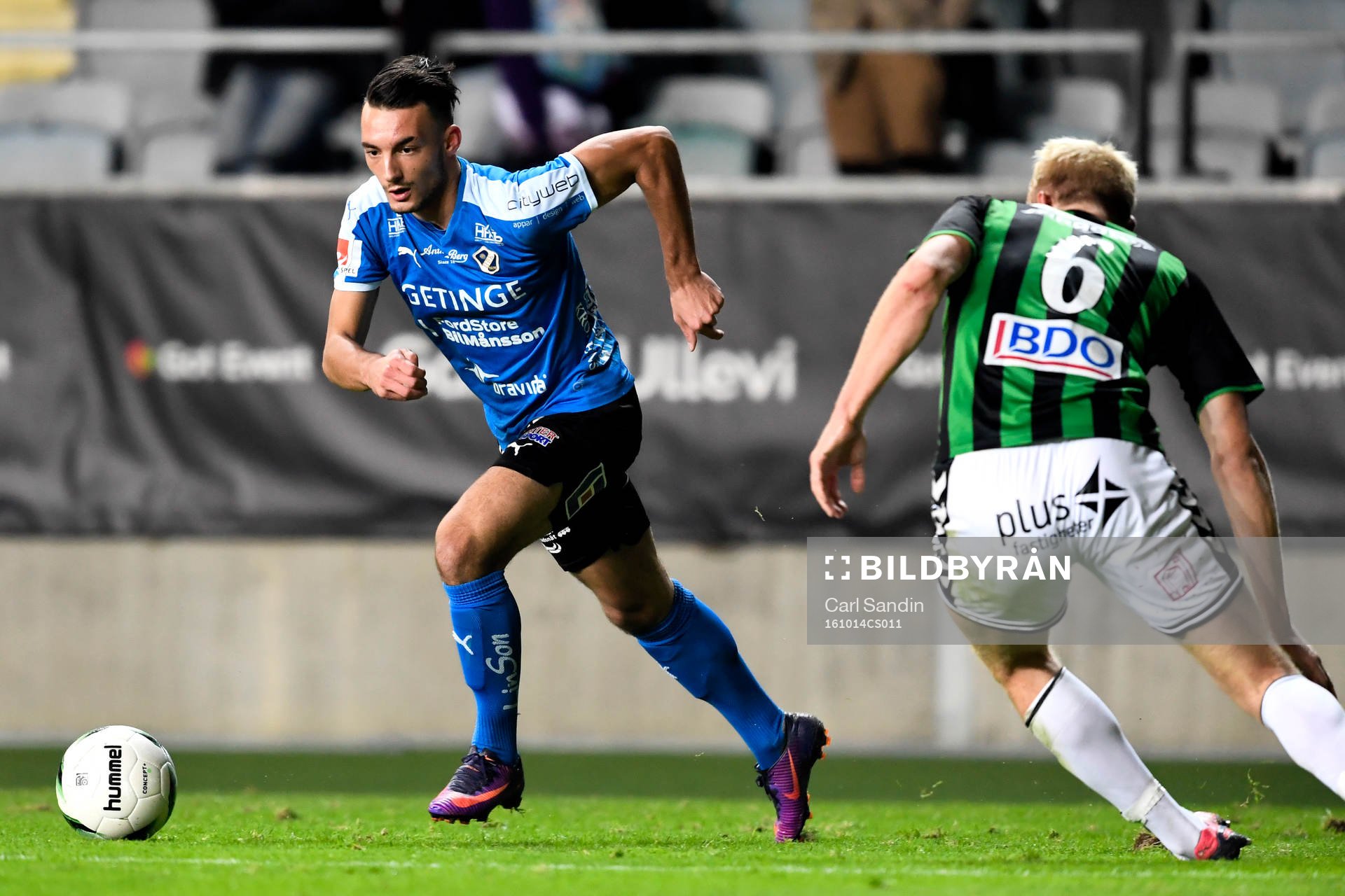 Halmstads Sead Haksabanovic och GAIS Carl Nyström