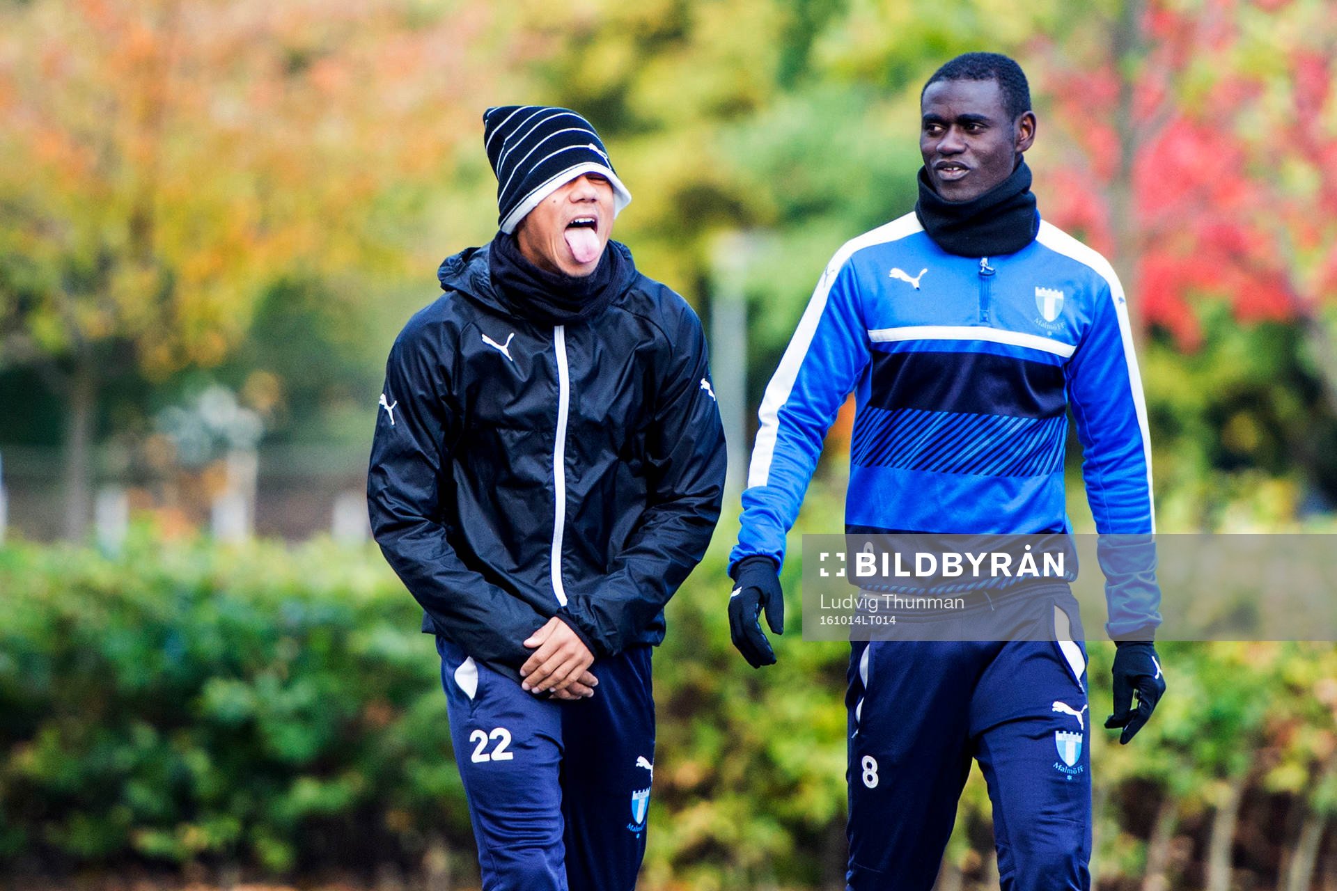 Malmö FFs Tobias Sana och Enock Kofi Adu