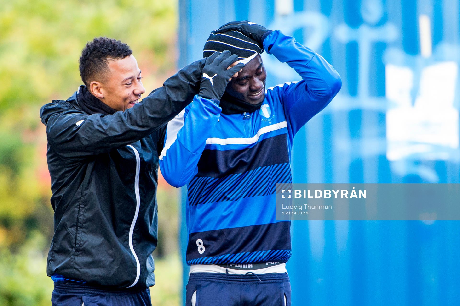Malmö FFs Tobias Sana och Enock Kofi Adu