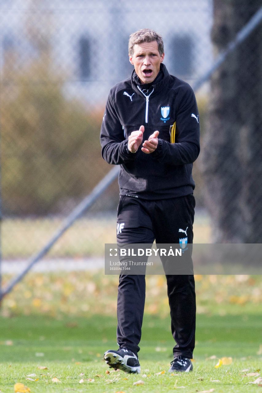Malmö FFs assisterande tränare Jens Fjellström