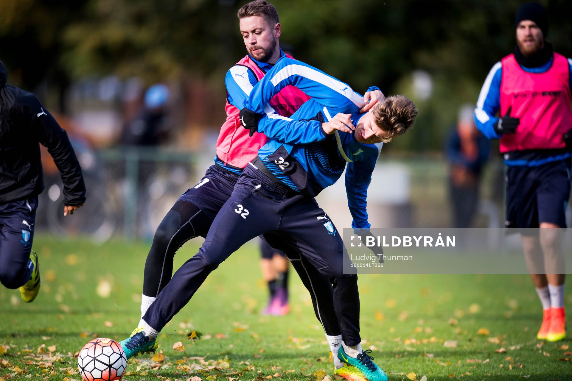 Malmö FFs Mattias Svanberg och Kari Arnason