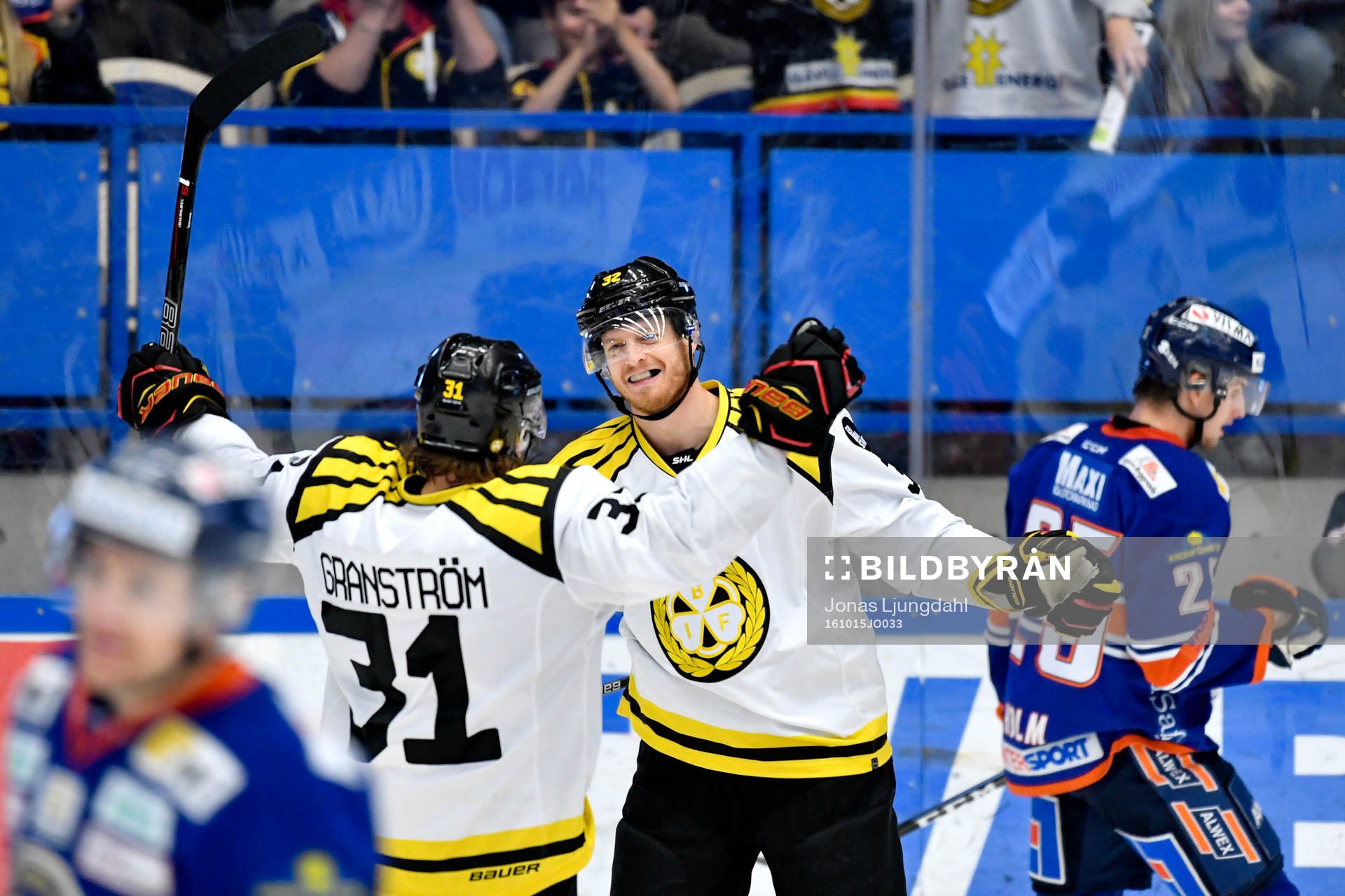 Brynäs Nick Johnson jublar