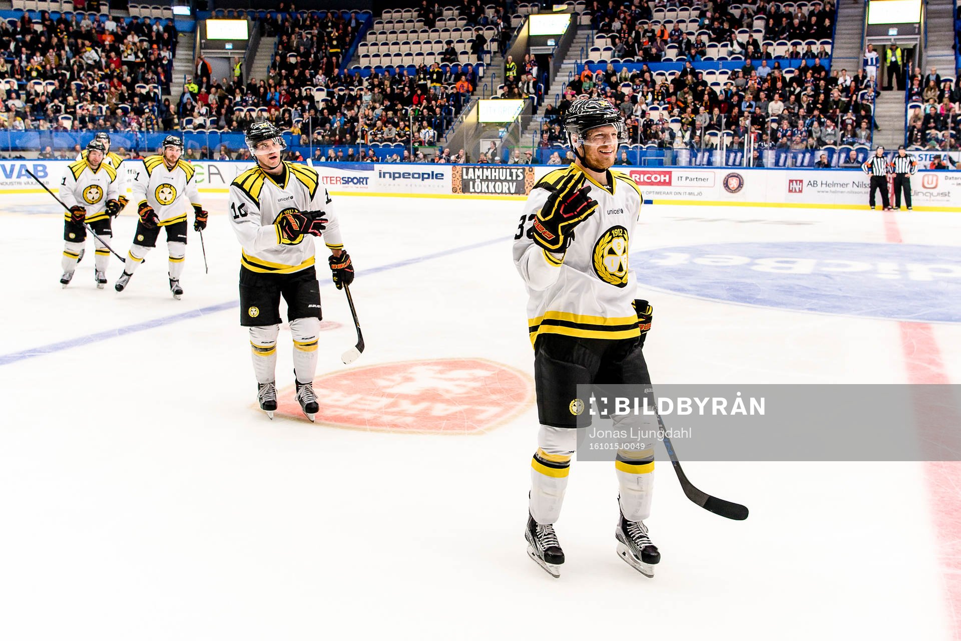 Brynäs Nick Johnson jublar