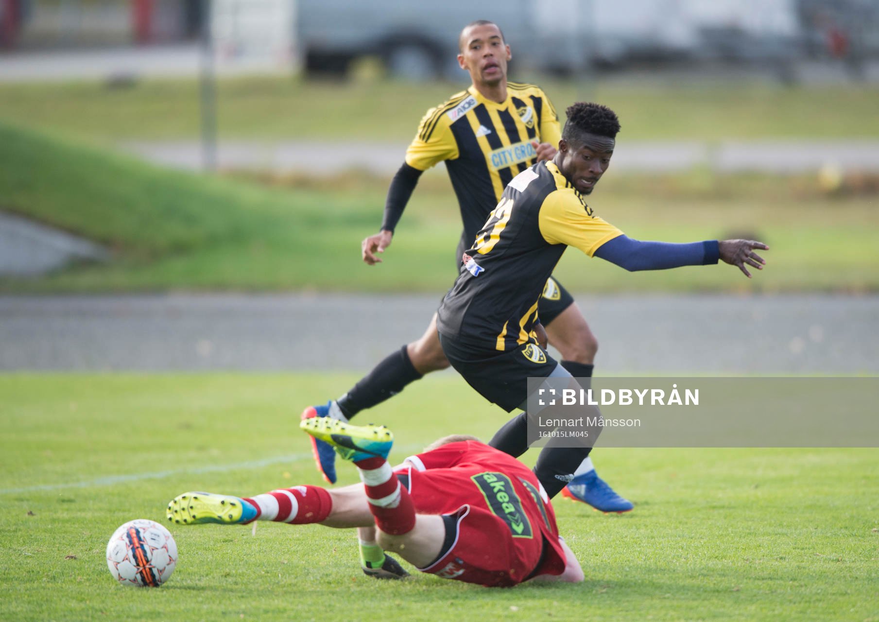 IFK Hässleholms Kojo Annor i matchen i division 2 mellan