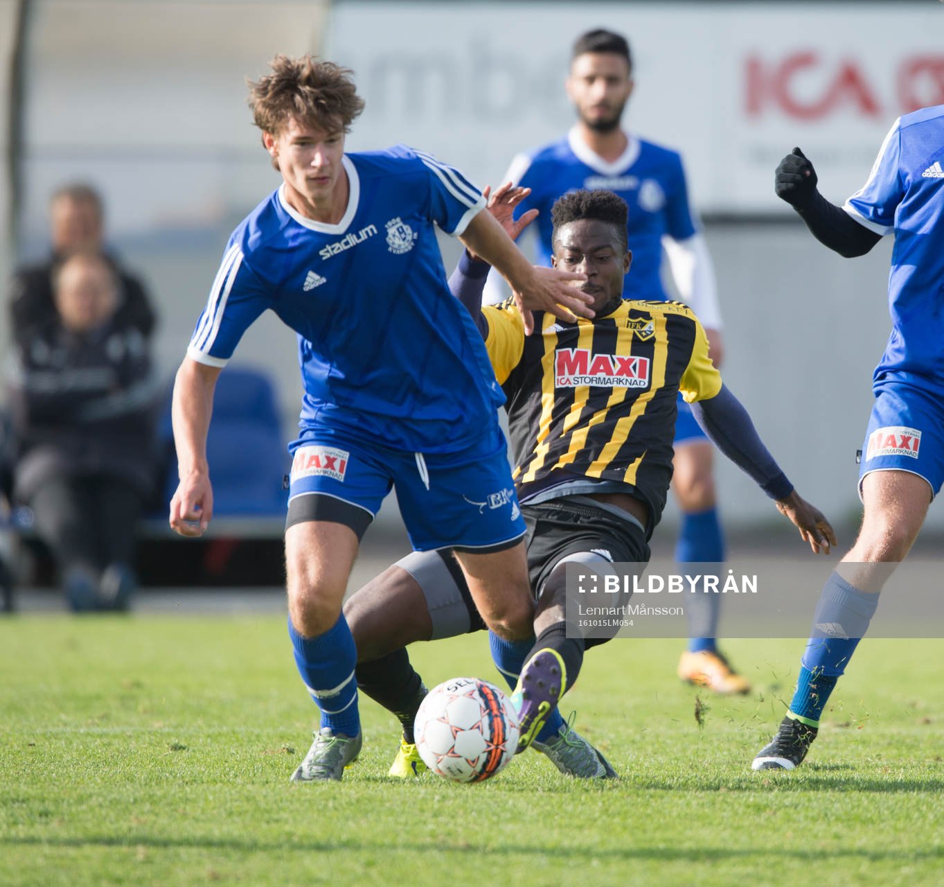 IFK Hässleholms Kojo Annor i matchen i division 2 mellan
