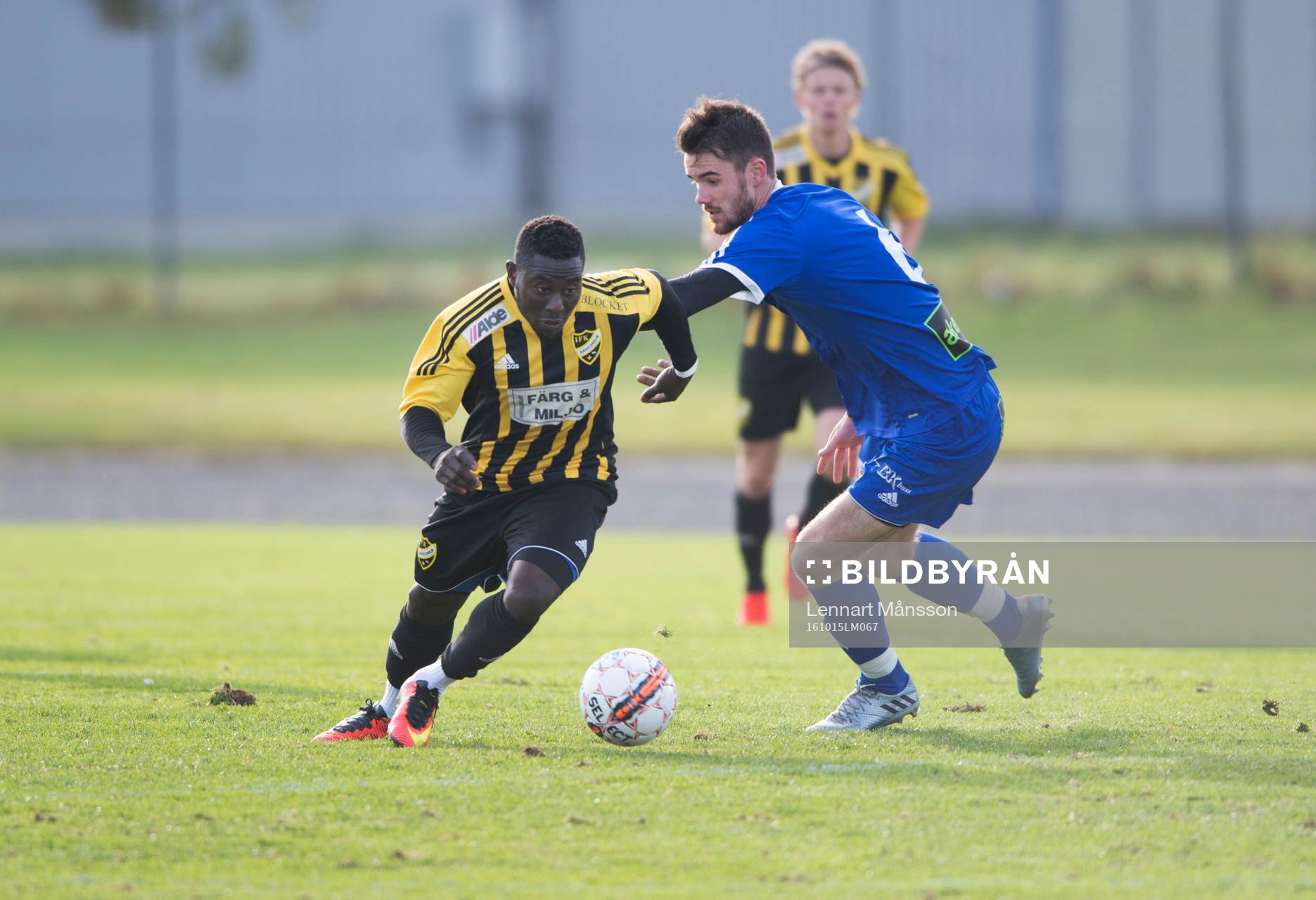IFK Hässleholms Mike Andrew i matchen i division 2 mellan