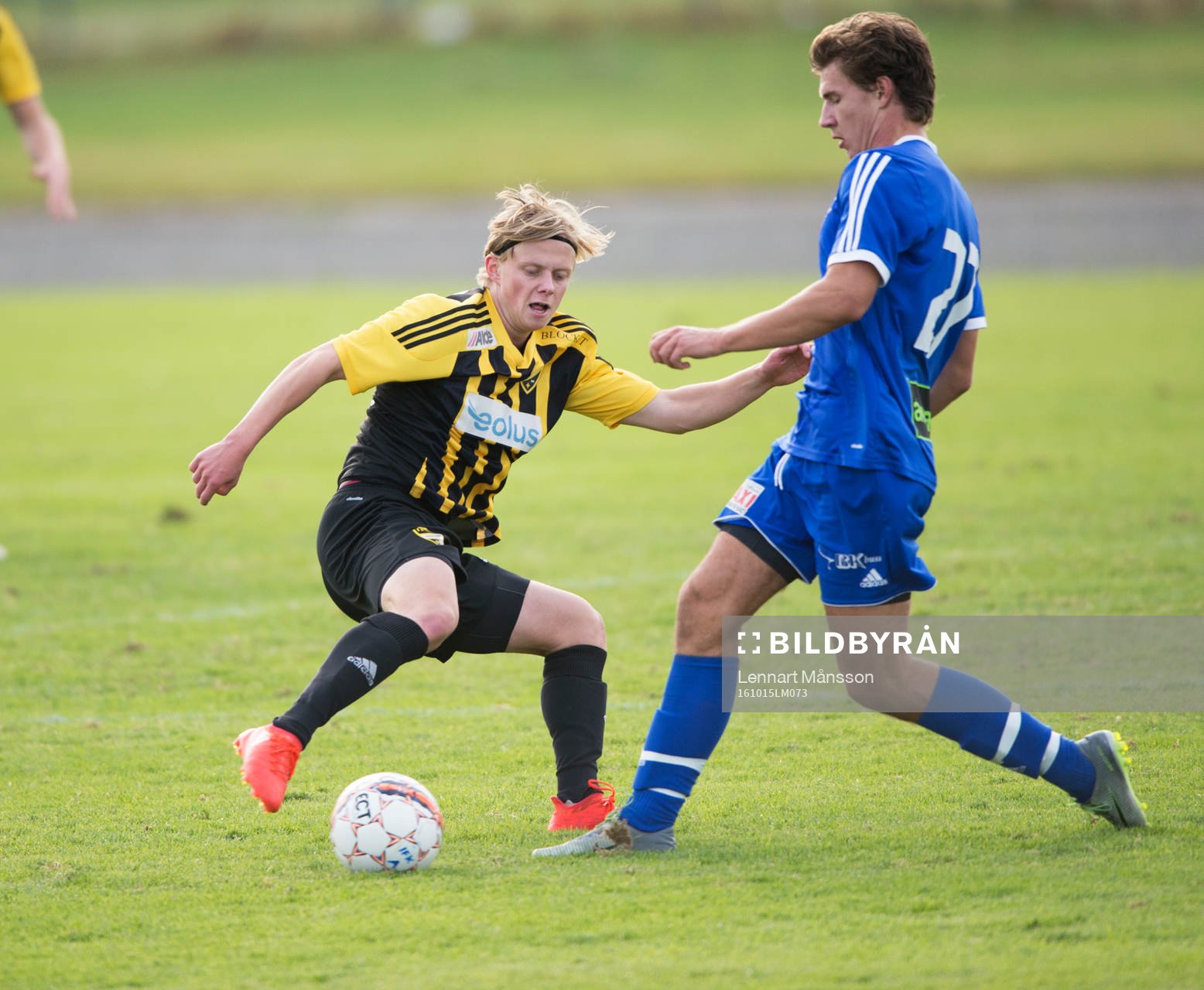 IFK Hässleholms Philip Bengtsson i matchen i division 2