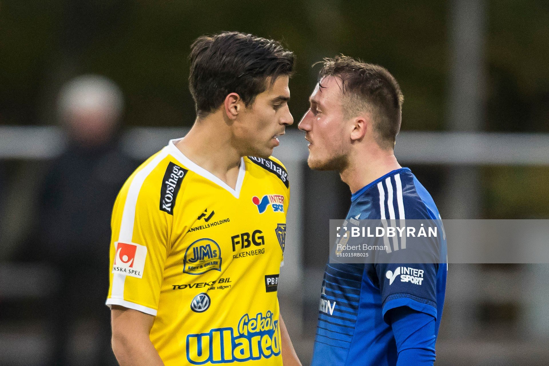 Falkenbergs Zlatan Krizanovic och Sundsvalls Smajl Suljevic