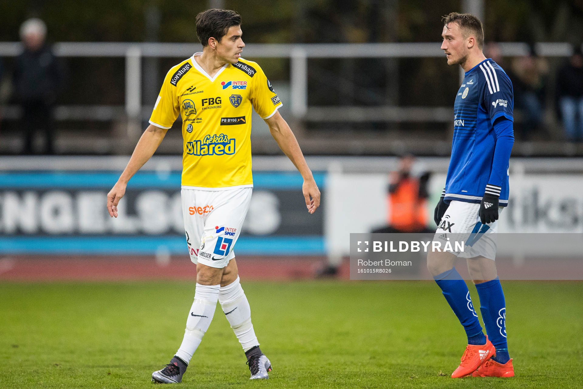 Falkenbergs Zlatan Krizanovic och Sundsvalls Smajl Suljevic