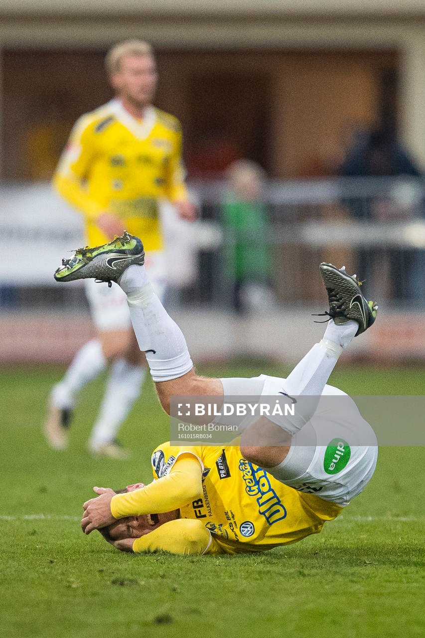 Falkenbergs Stefan Rodevåg har ont