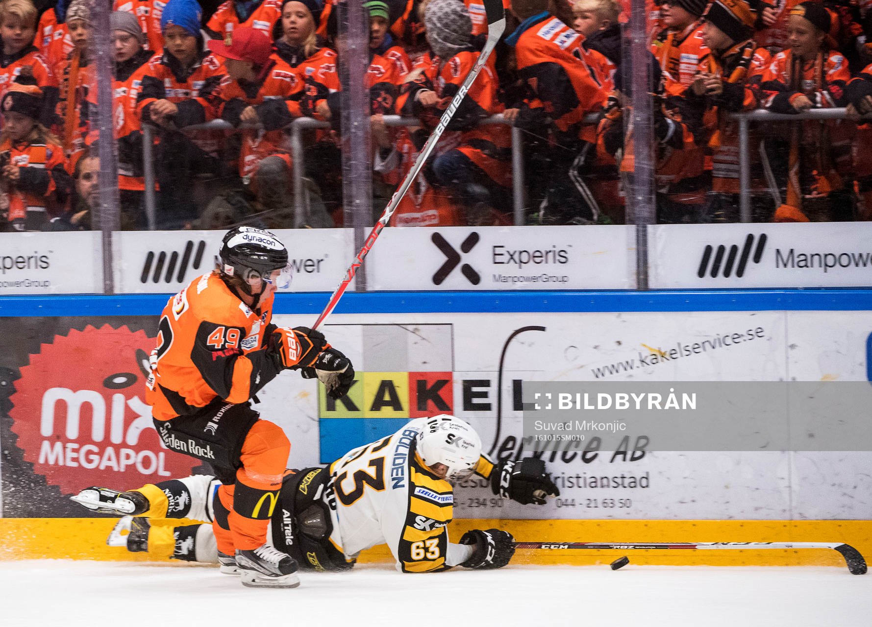 Karlskronas Filip Cruseman och Skellefteås Sebastian Aho
