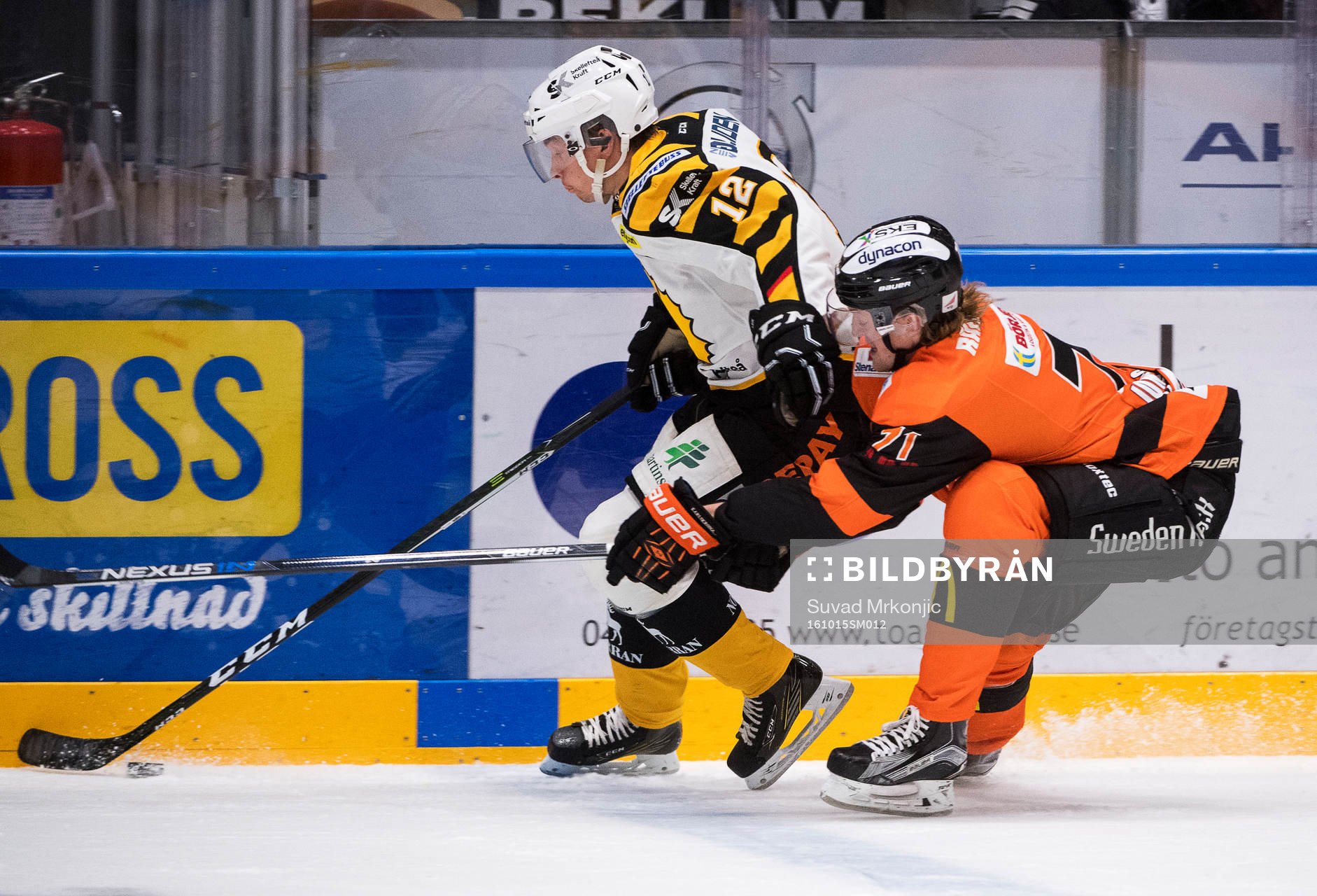 Skellefteås Adam Pettersson och Karlskronas Joachim Rohdin