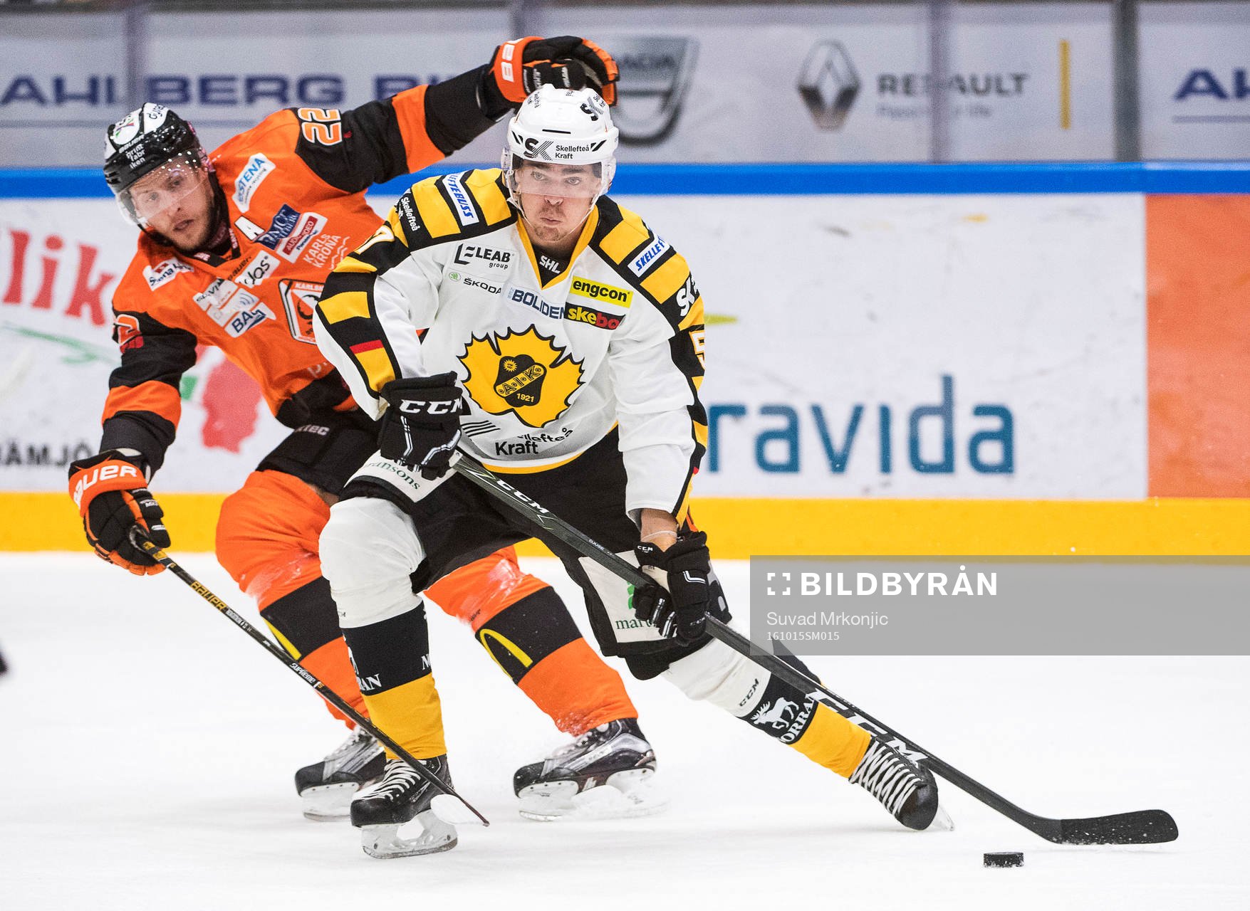 Karlskronas Alexander Bergström och Skellefteås Emil Djuse