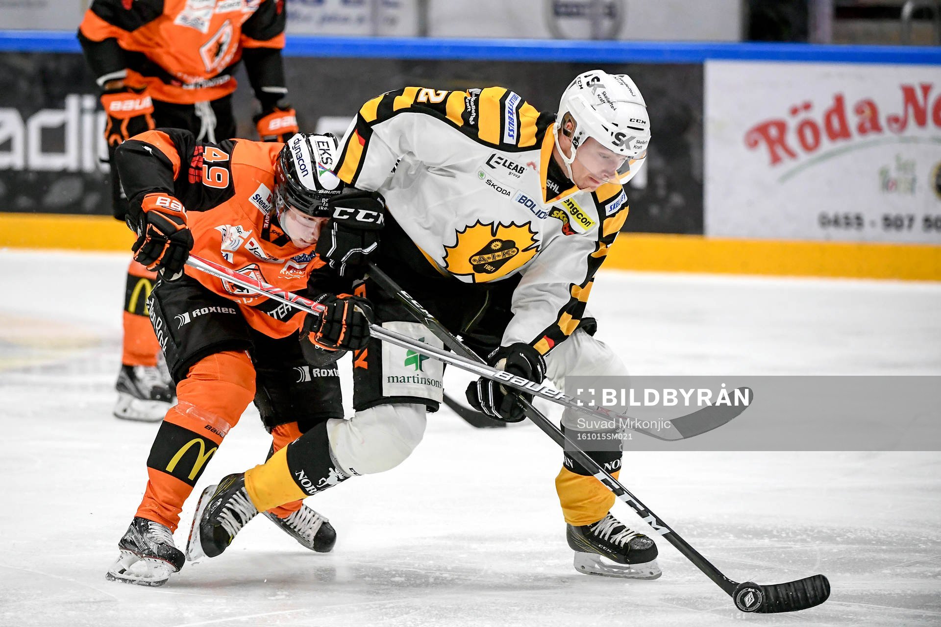 Karlskronas Filip Cruseman och Skellefteås Adam Pettersson