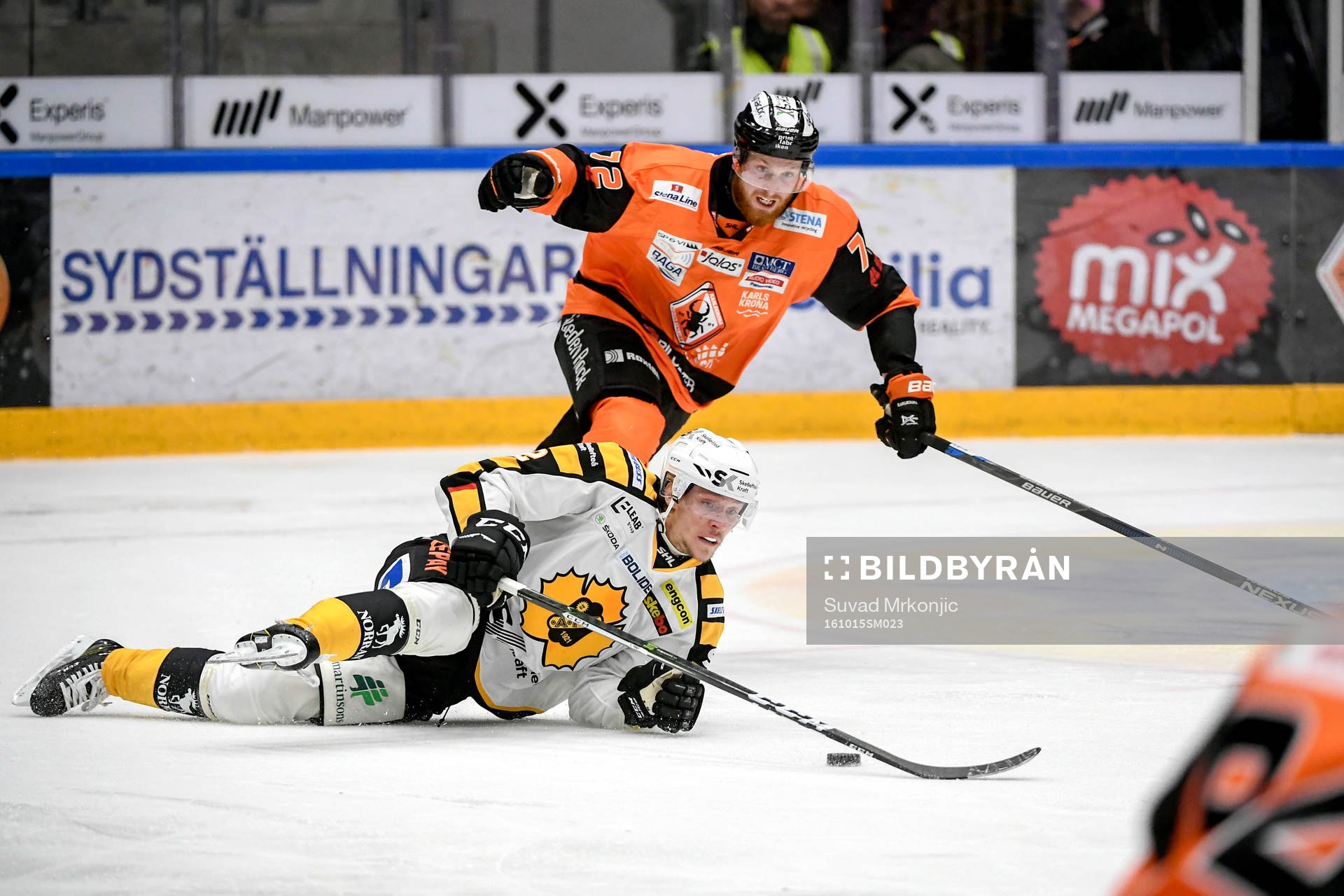 Skellefteås Jesper Olofsson och Karlskronas Joachim Rohdin