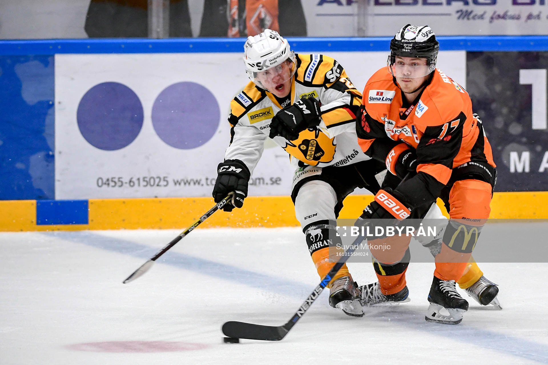 Karlskronas Joel Kellman och Skellefteås Andreas Wingerli