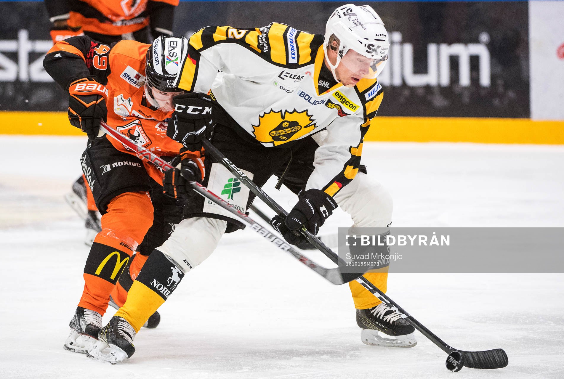 Skellefteås Adam Pettersson  och Karlskronas Filip Cruseman