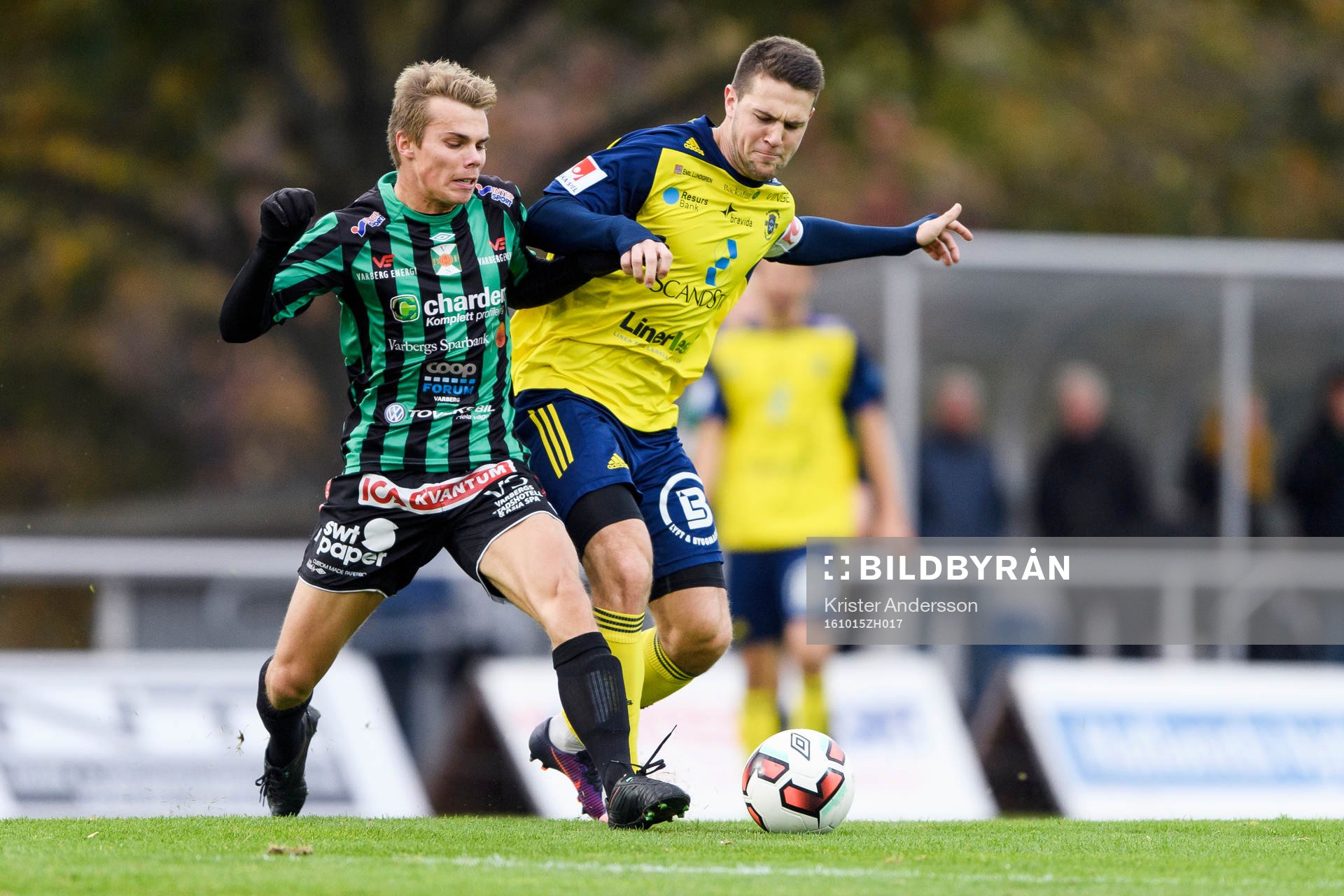 Varbergs Elias Andersson och Ängelholms Oliver Stojanovic