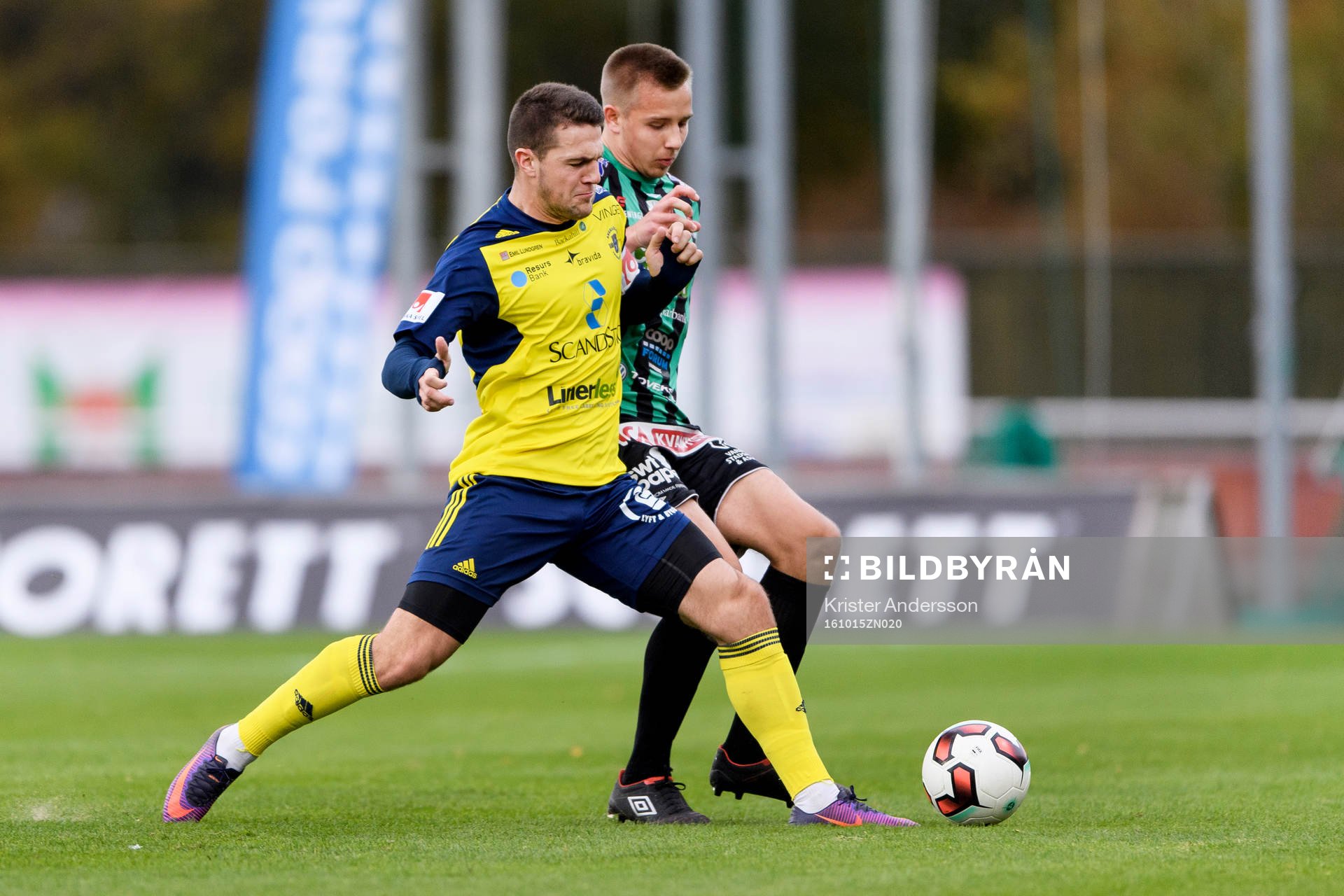 Ängelholms Oliver Stojanovic Fredin och Varbergs Ivan