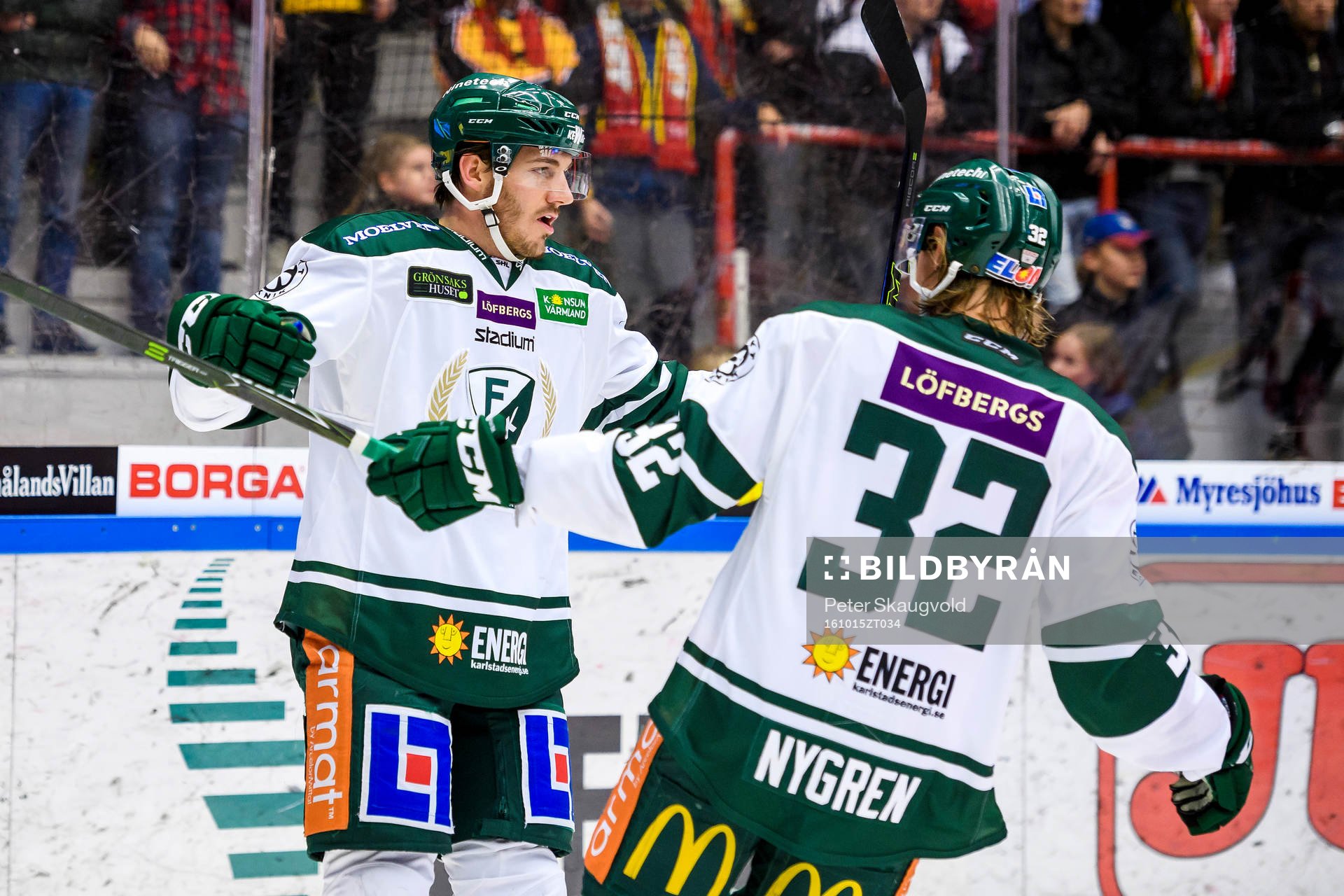 Färjestads John Persson jublar