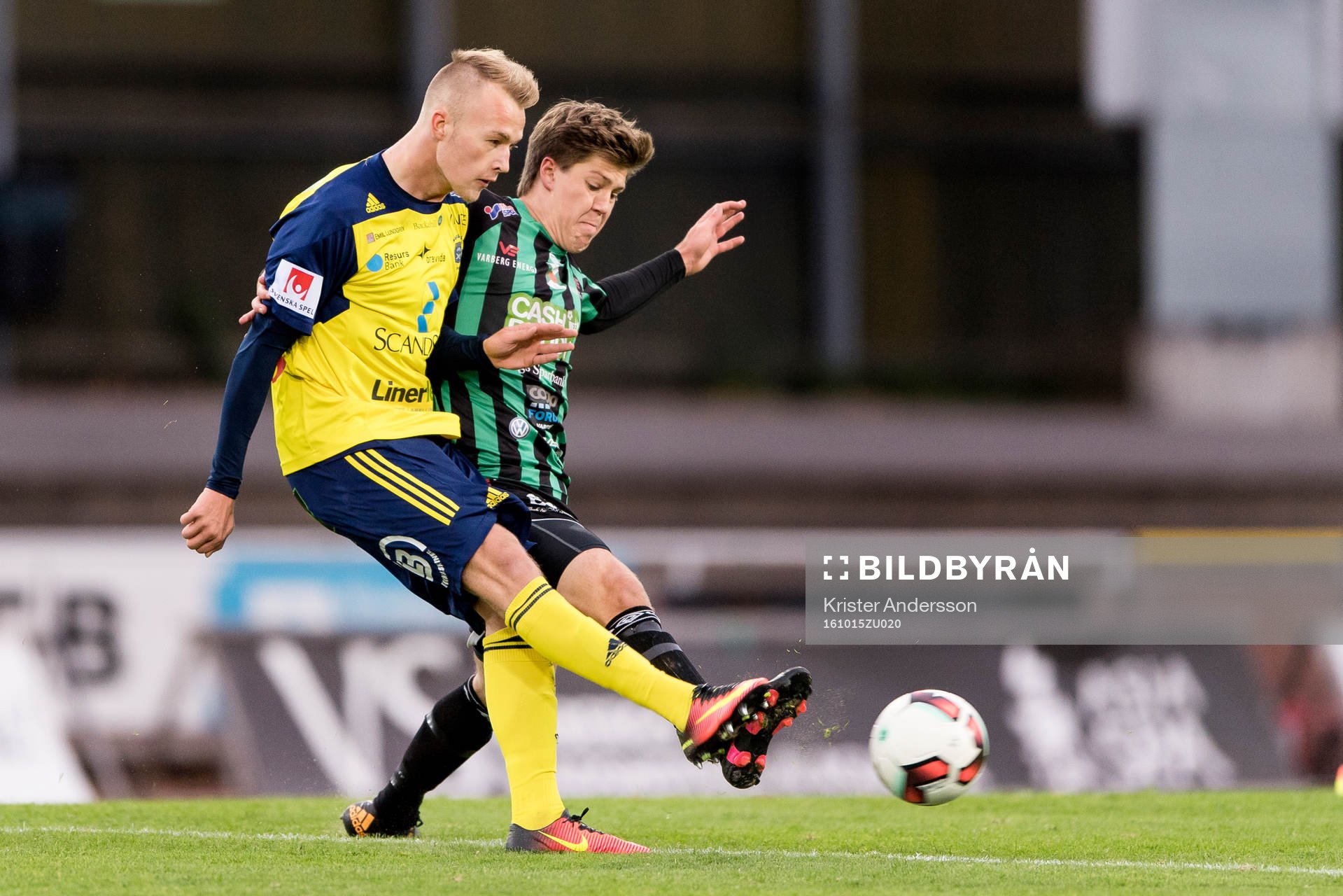 Ängelholms Christian Ljungberg och Varbergs Joel Palmquist