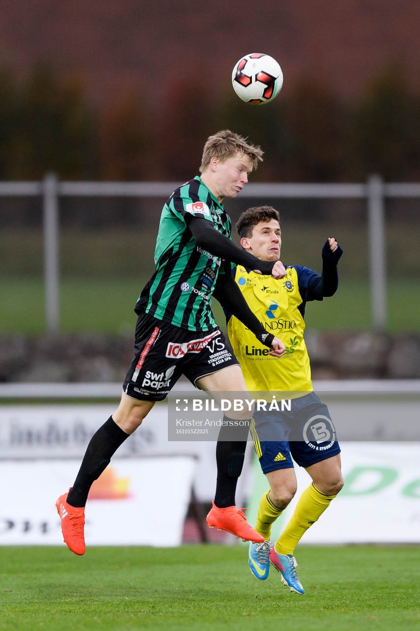 Varbergs Anton Liljenbäck och Ängelholms Ardian Rexhepi