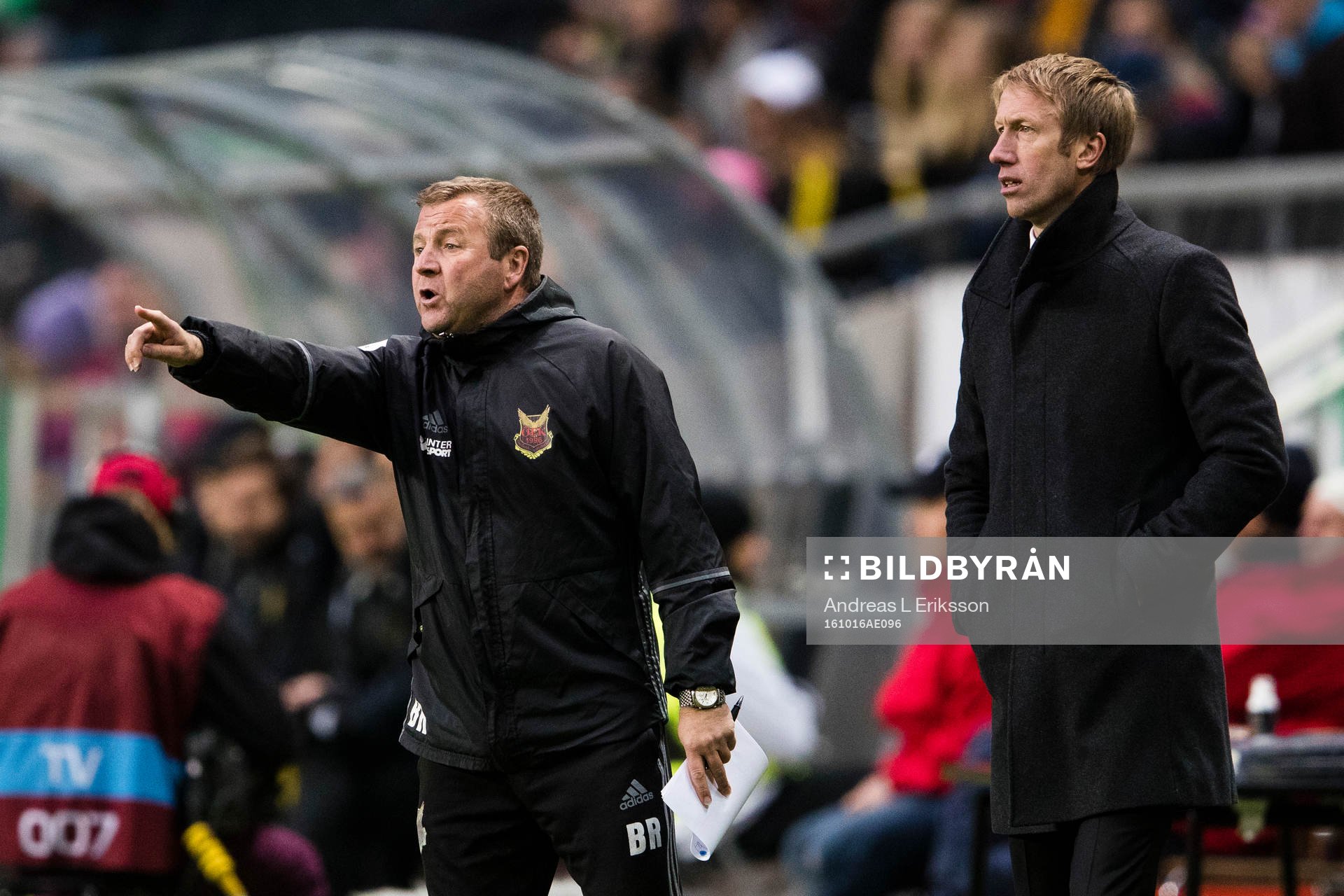 Östersunds assisterande tränare Billy Reid och tränare