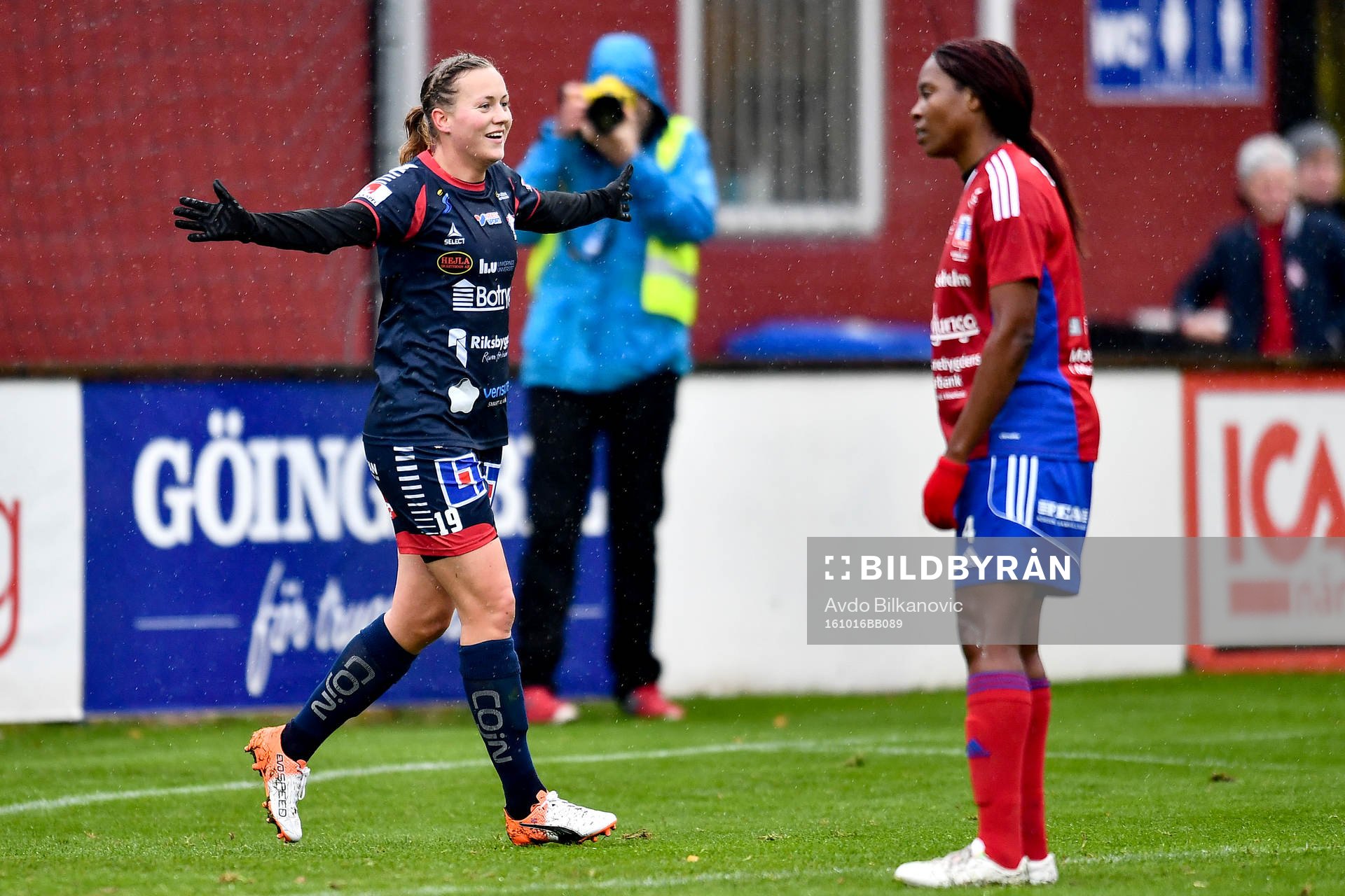 Linköpings Kristine Minde jublar