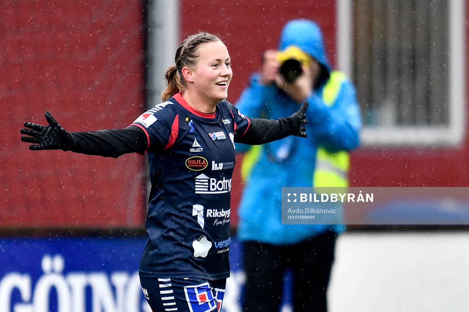 Linköpings Kristine Minde jublar