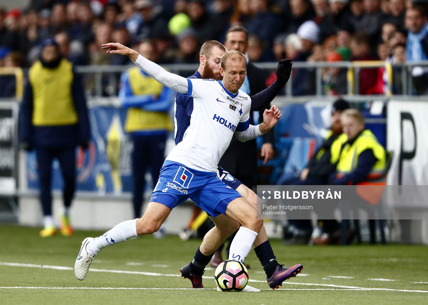Norrköpings Andreas Johansson och Malmö FFs Jo Inge Berget