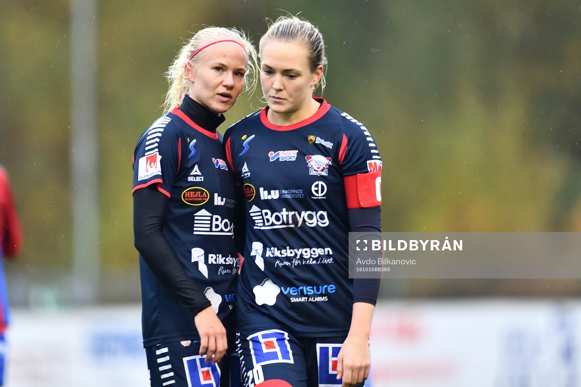 Linköpings Pernille Mosegaard Harder och Magdalena Eriksson