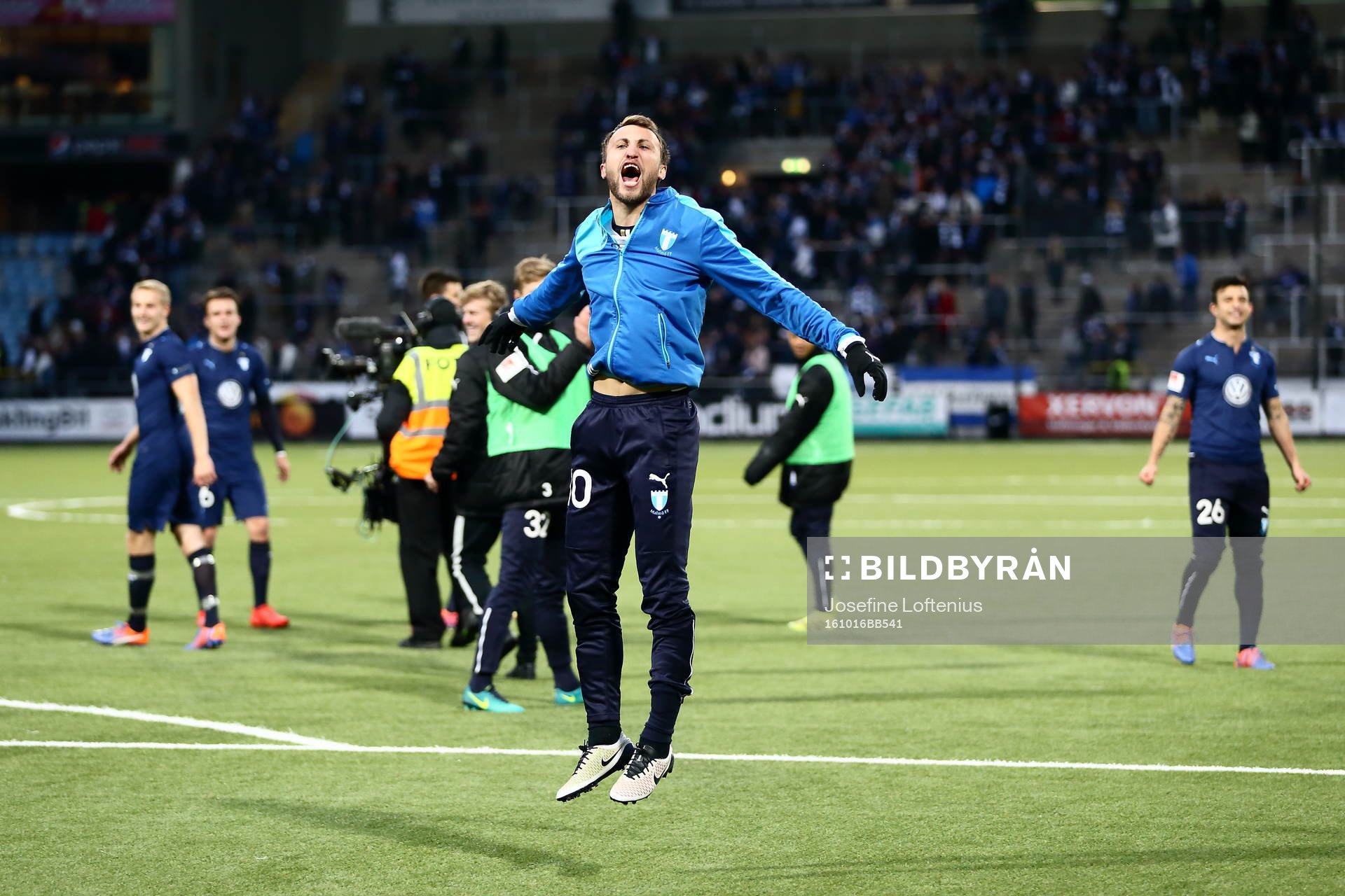 Malmö FFs Magnus Wolff Eikrem jublar