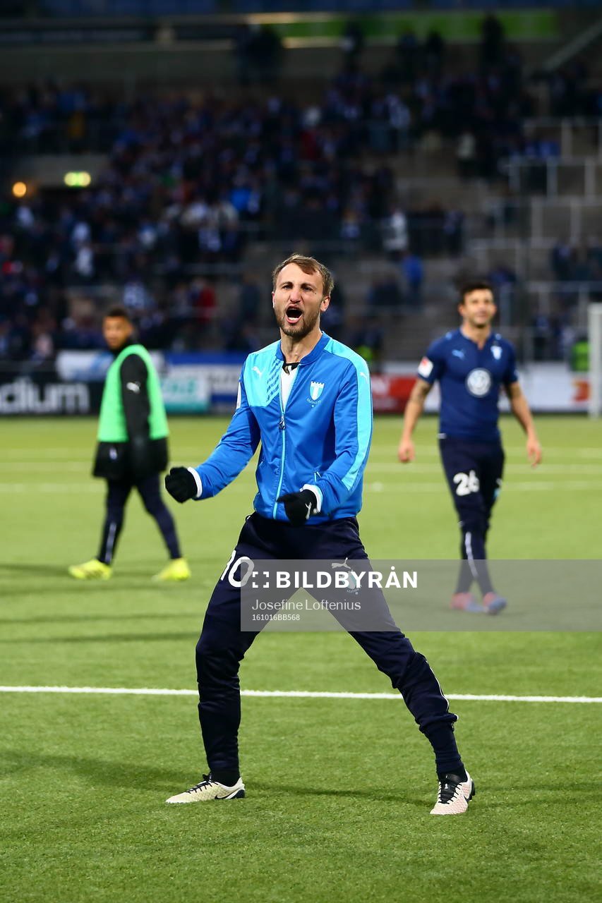 Malmö FFs Magnus Wolff Eikrem jublar