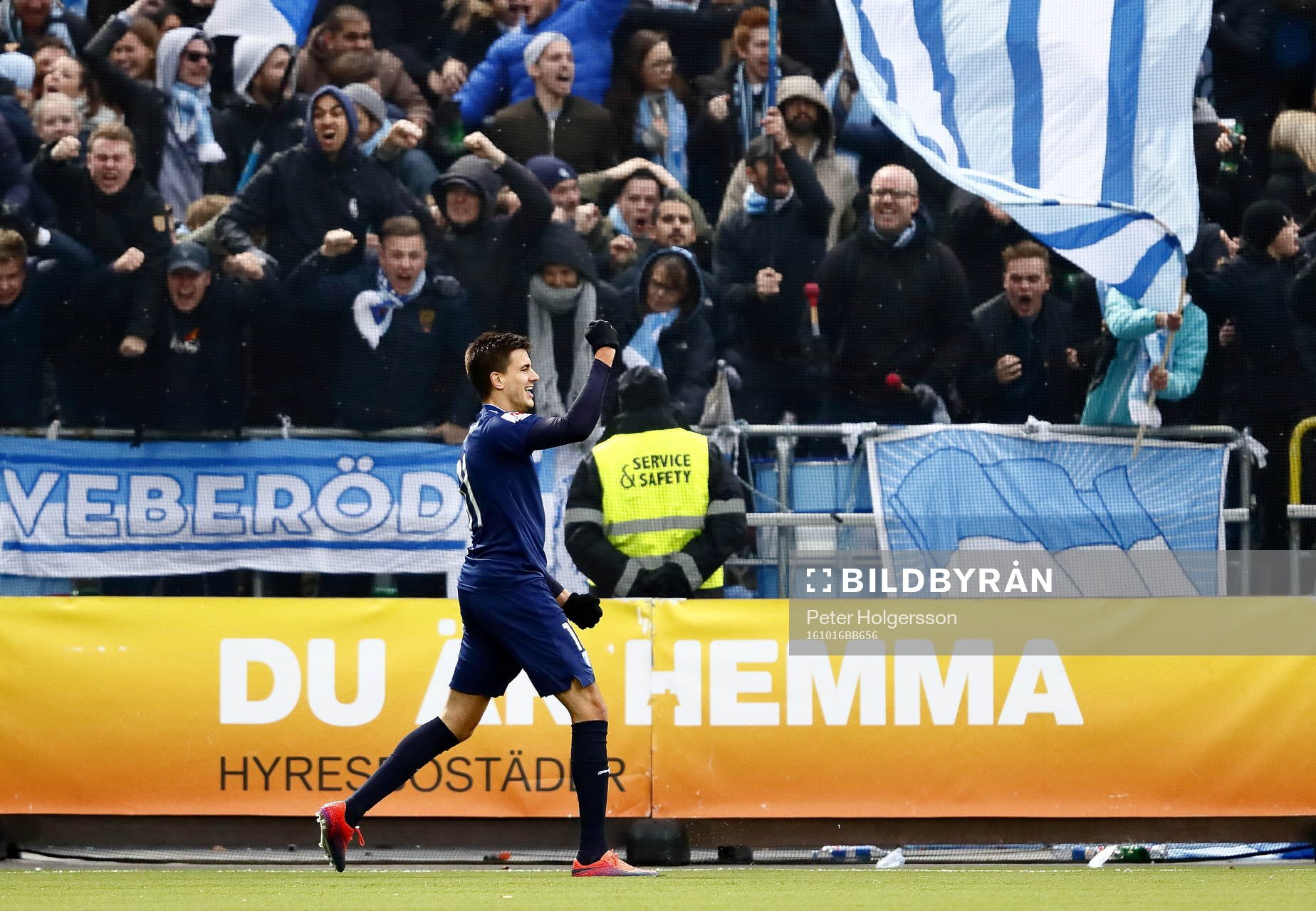 Malmö FFs Alexander Jeremejeff jublar