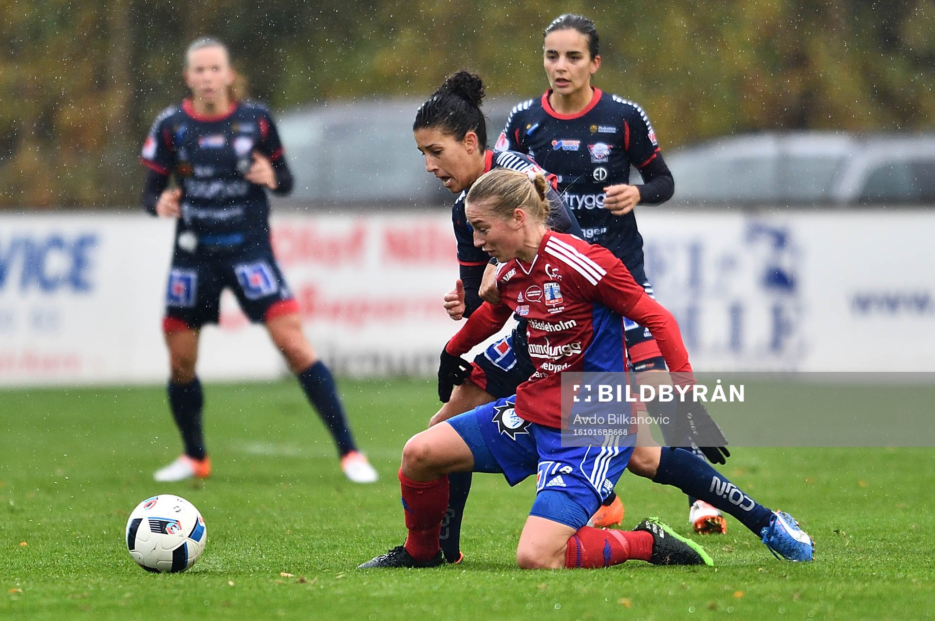 Vittsjö Linda Sällström och Linköpings Claudia Neto