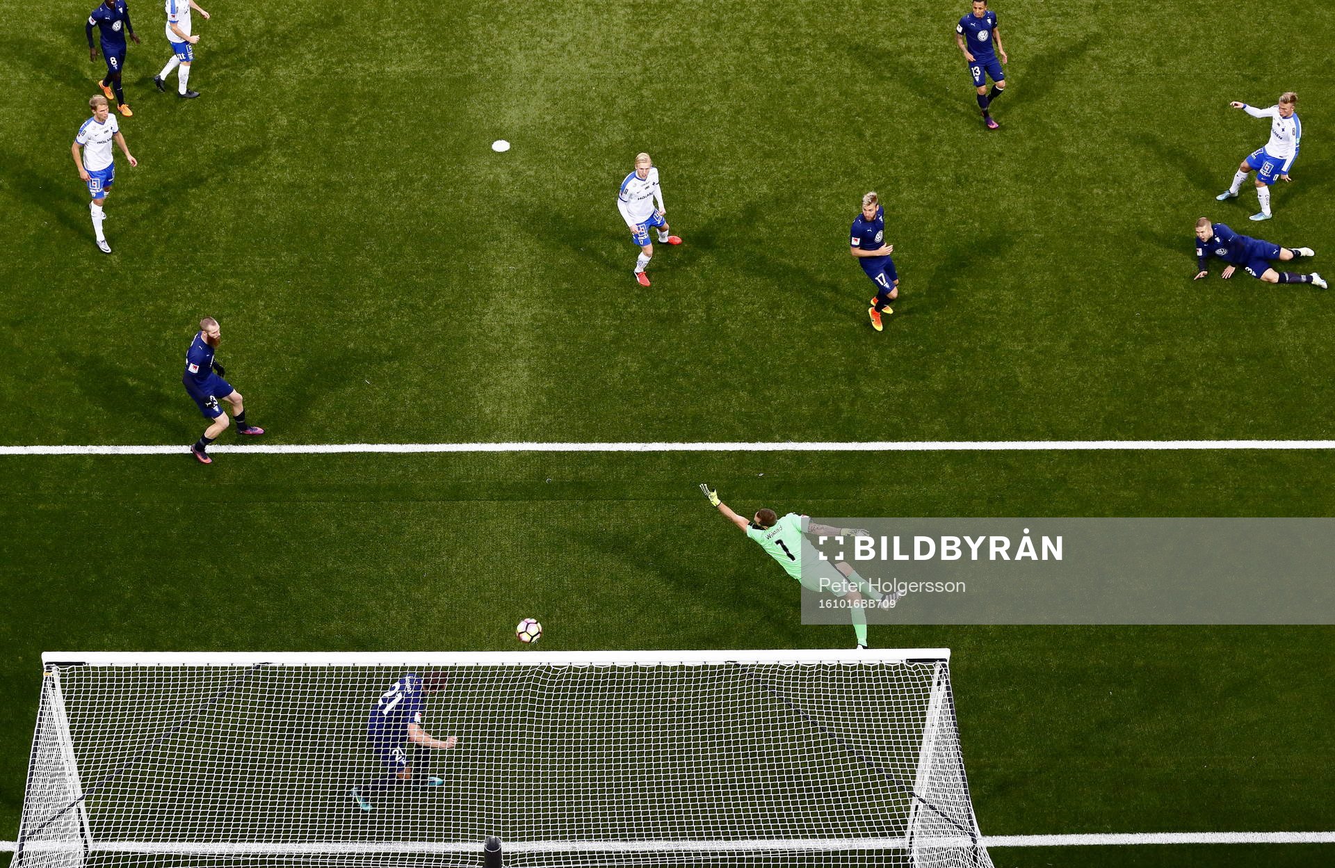 Mål 1-1 av Norrköpings Nicklas Bärkroth