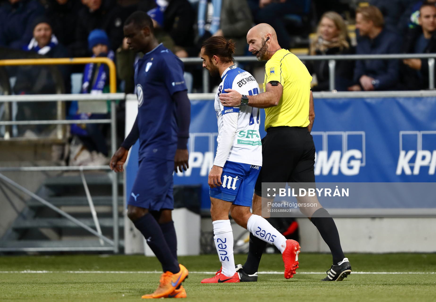 Norrköpings Christopher Nilsson Telo och domare Stefan